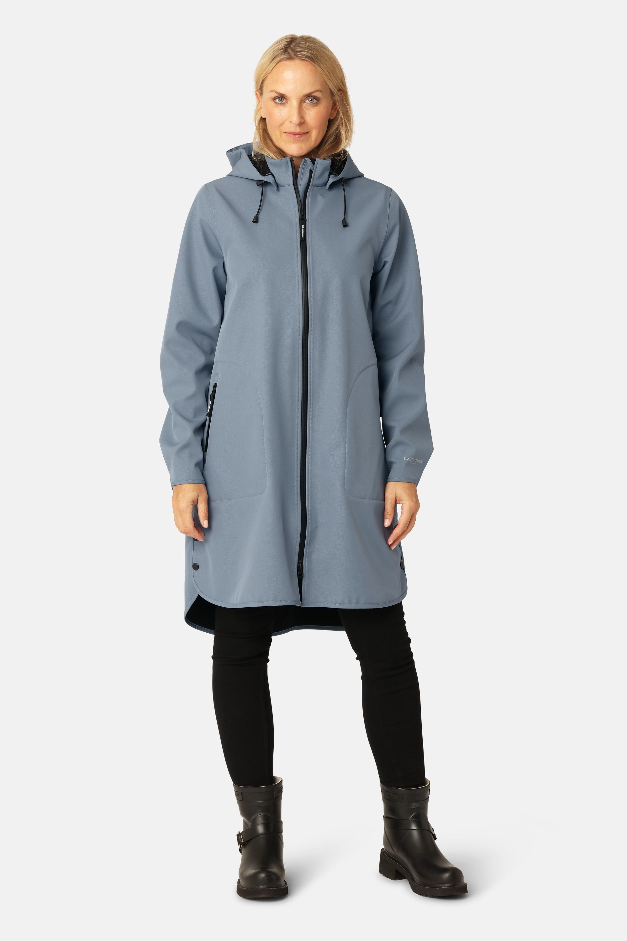 Softshell Regnjakke A-form - Grey Blue
