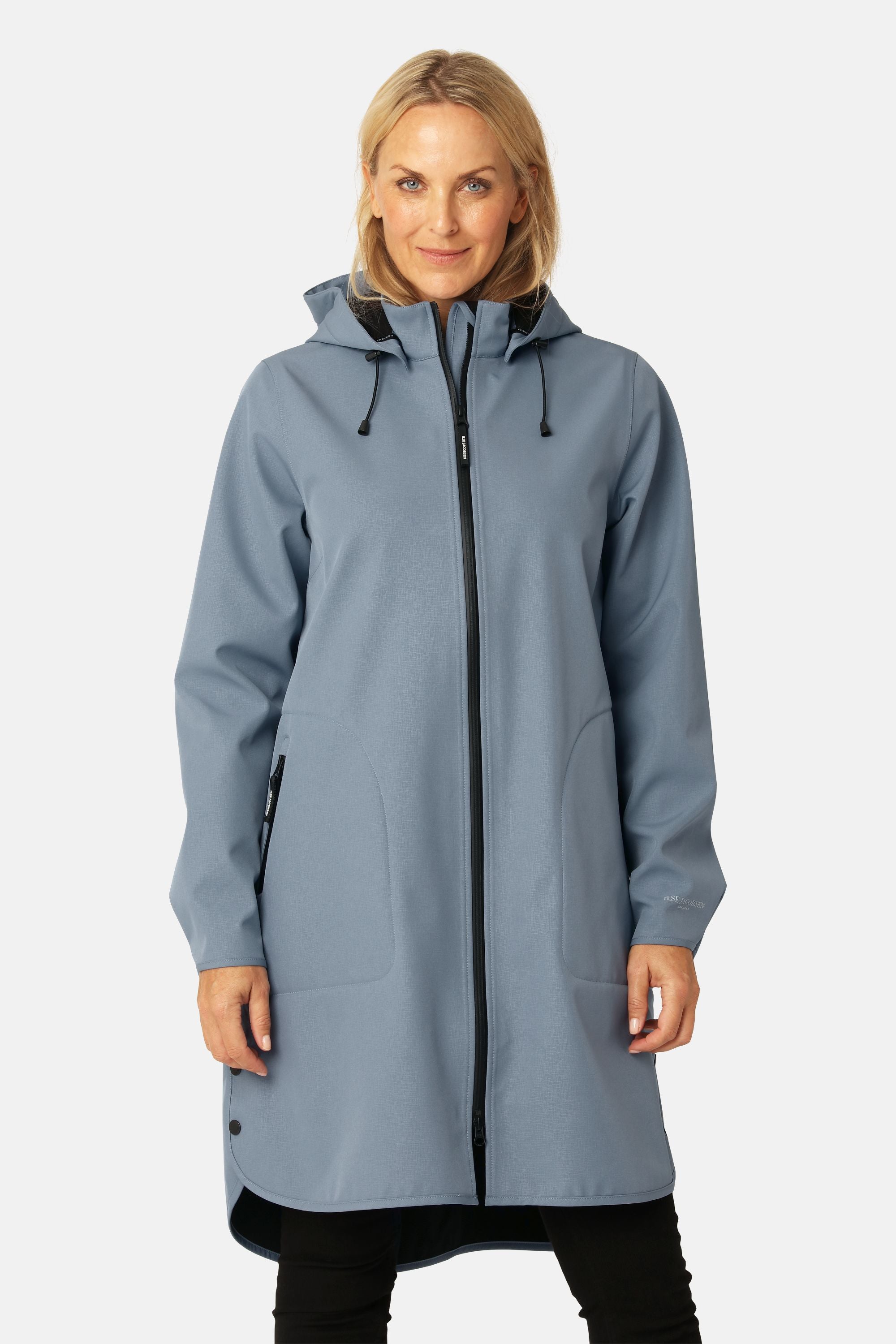 Softshell Regnjakke A-form - Grey Blue