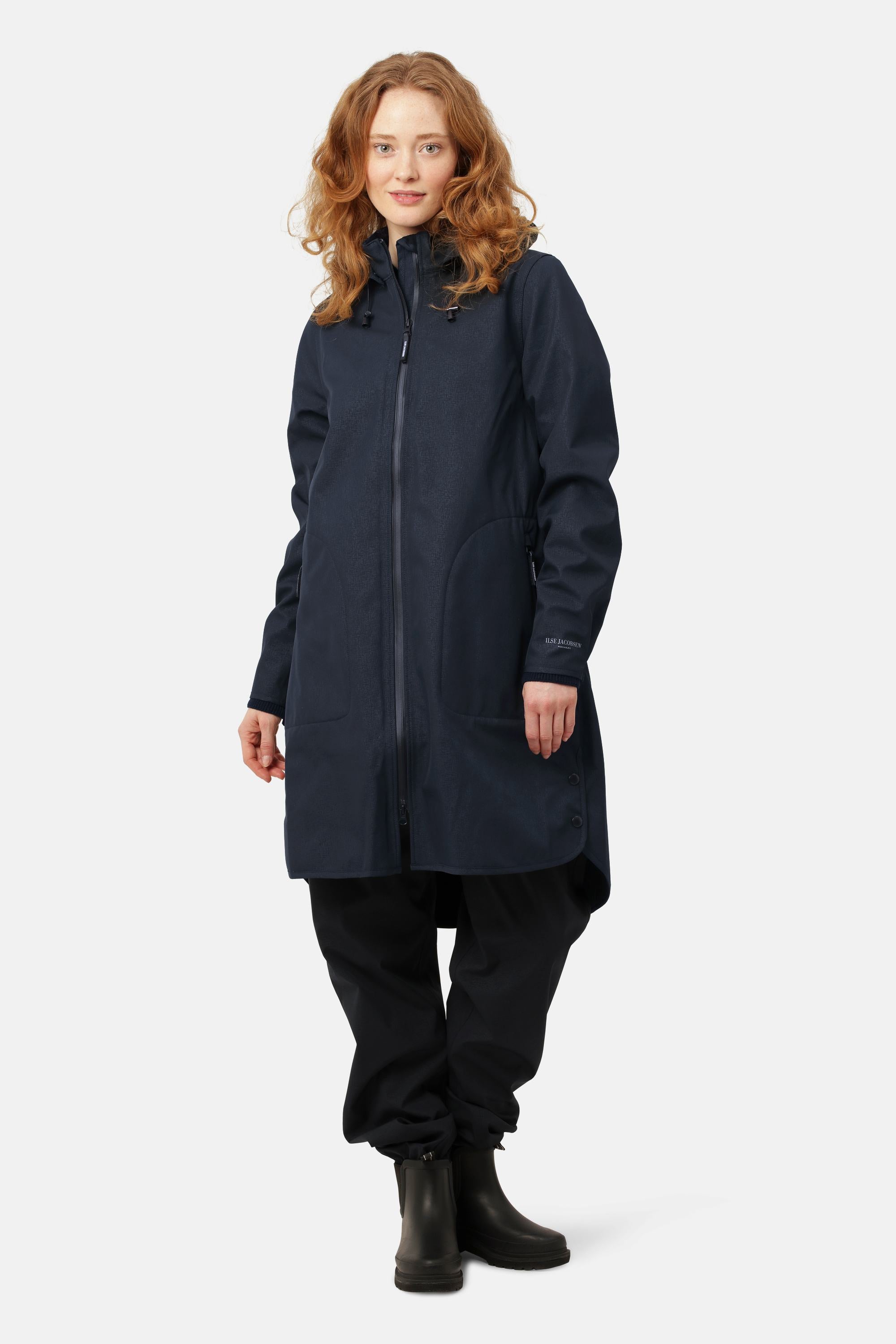 Softshell Regnjakke A-form - Dark Indigo