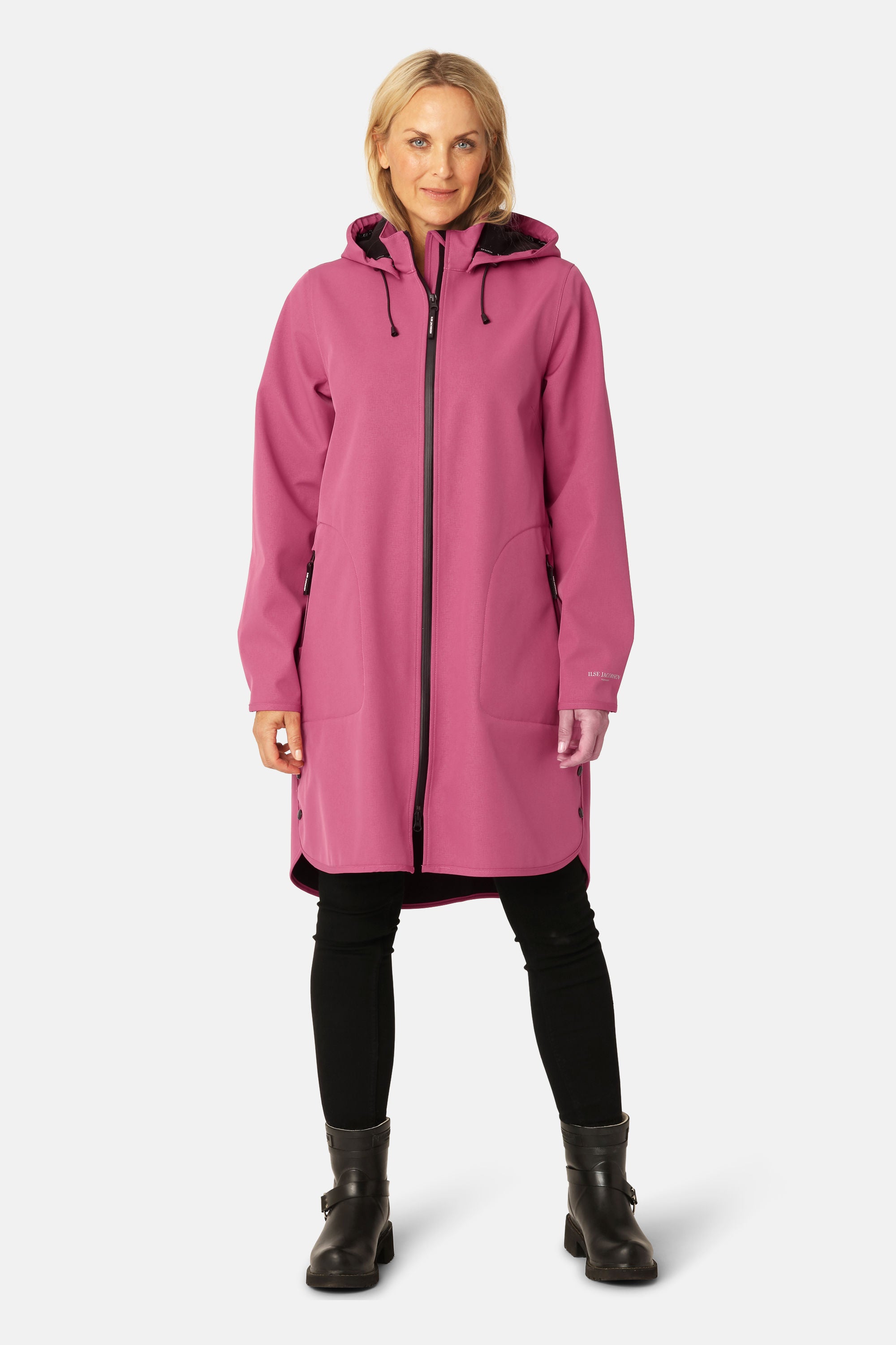 Softshell Regnjakke A-form - Magenta Haze