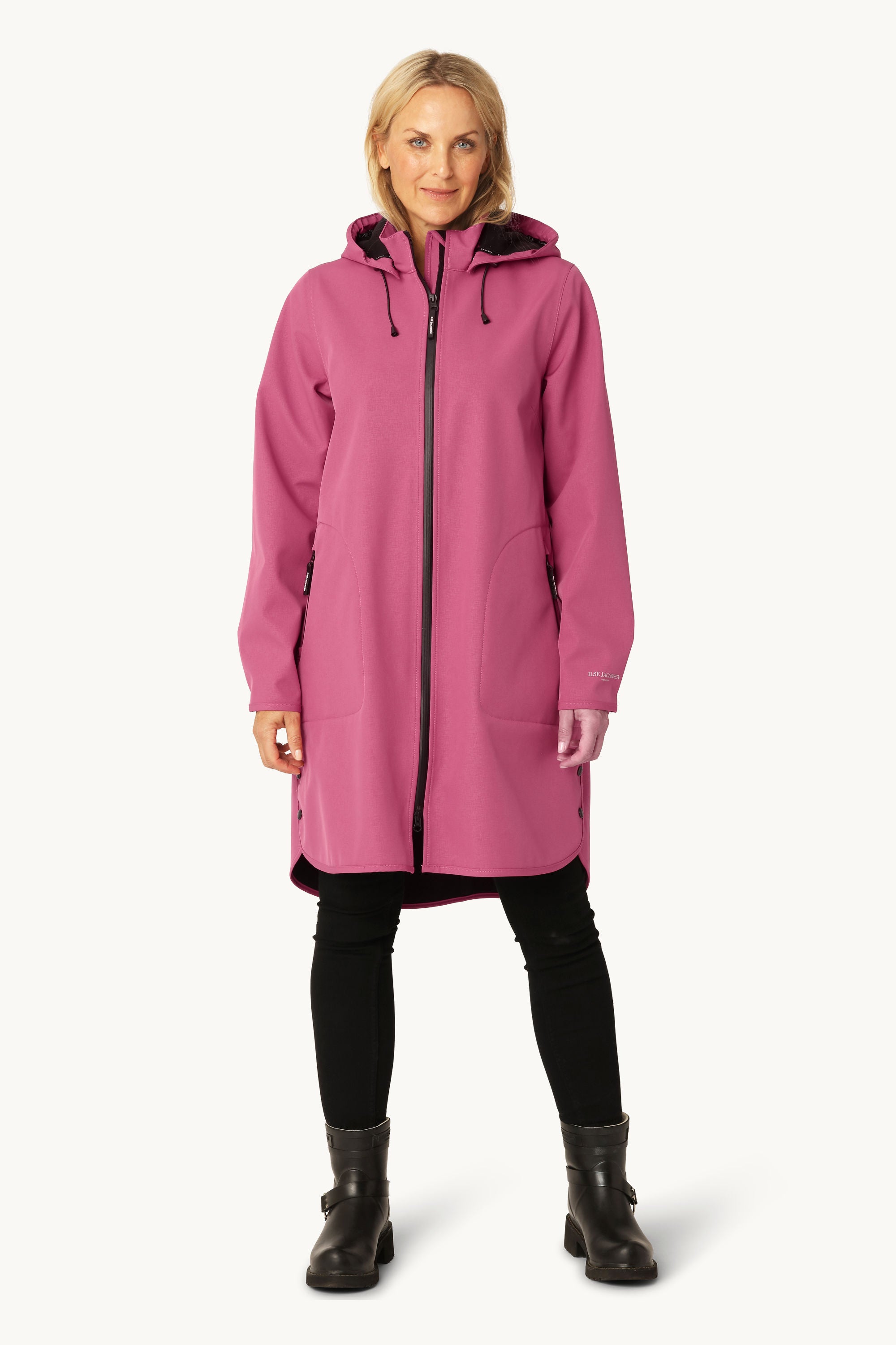 Softshell Regnjakke A-form - Magenta Haze