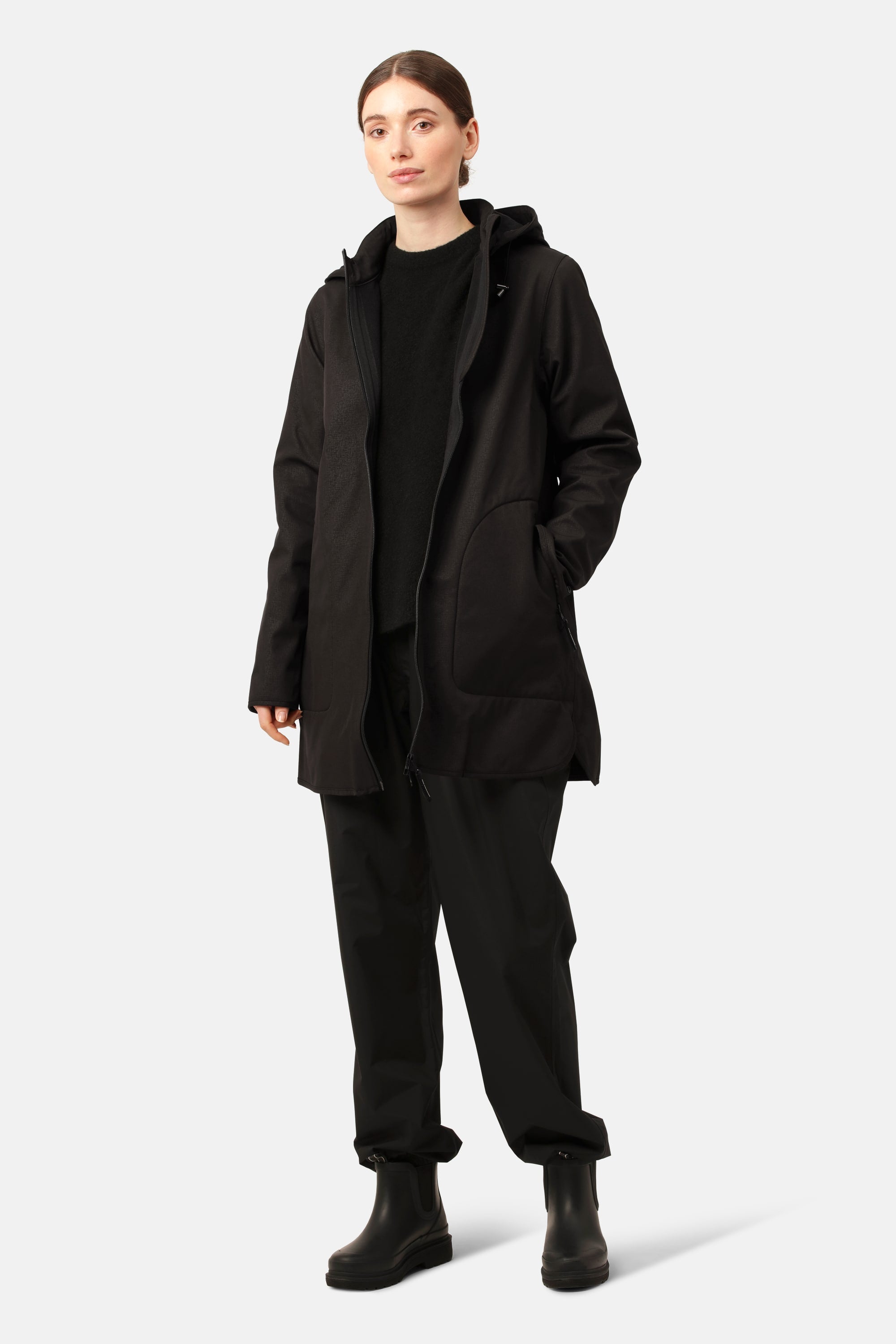 Softshell Regnjakke A-form - Black