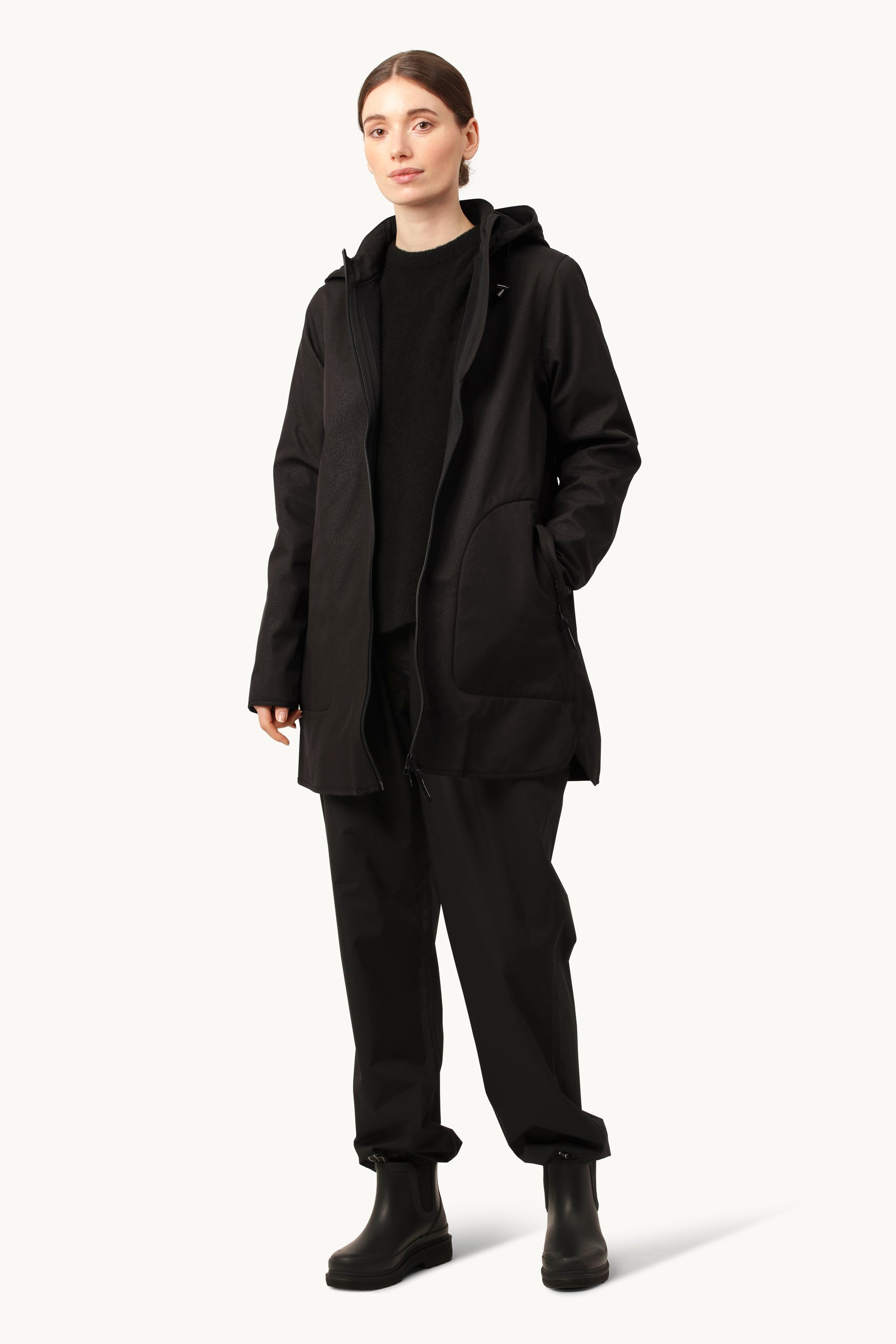 Softshell Regnjakke A-form - Black