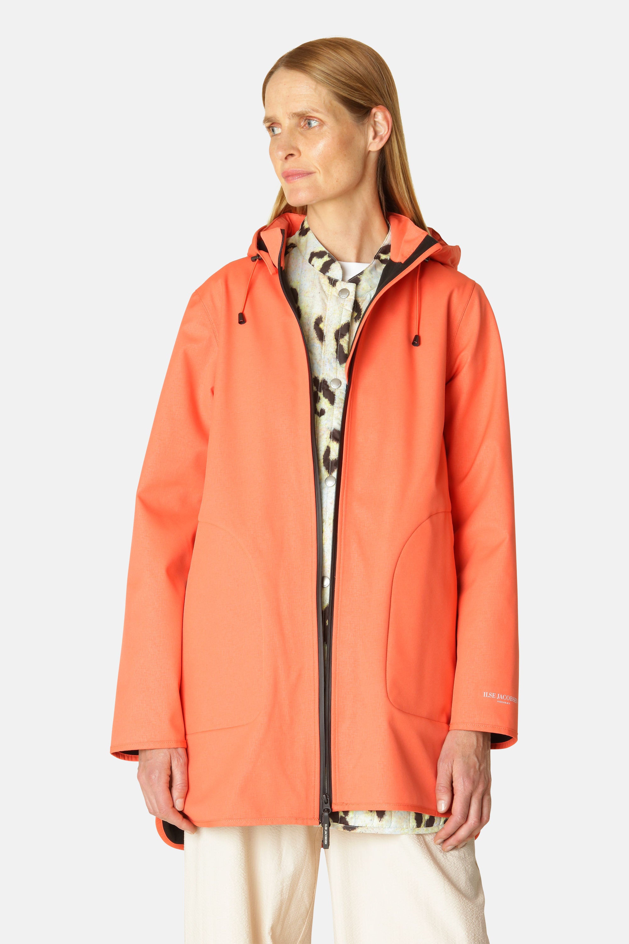 Softshell Regnjakke A-form - Hot Orange