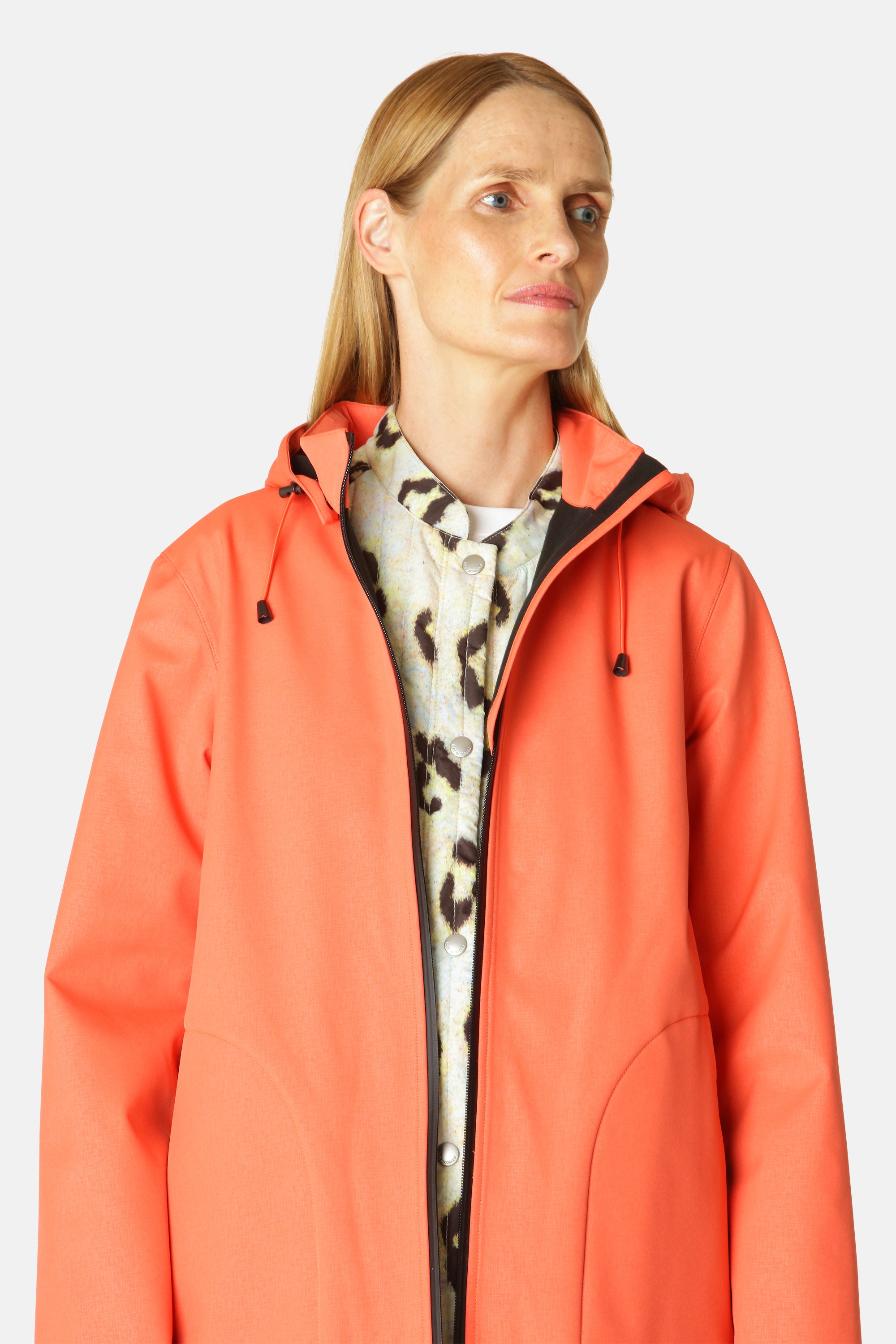 Softshell Regnjakke A-form - Hot Orange