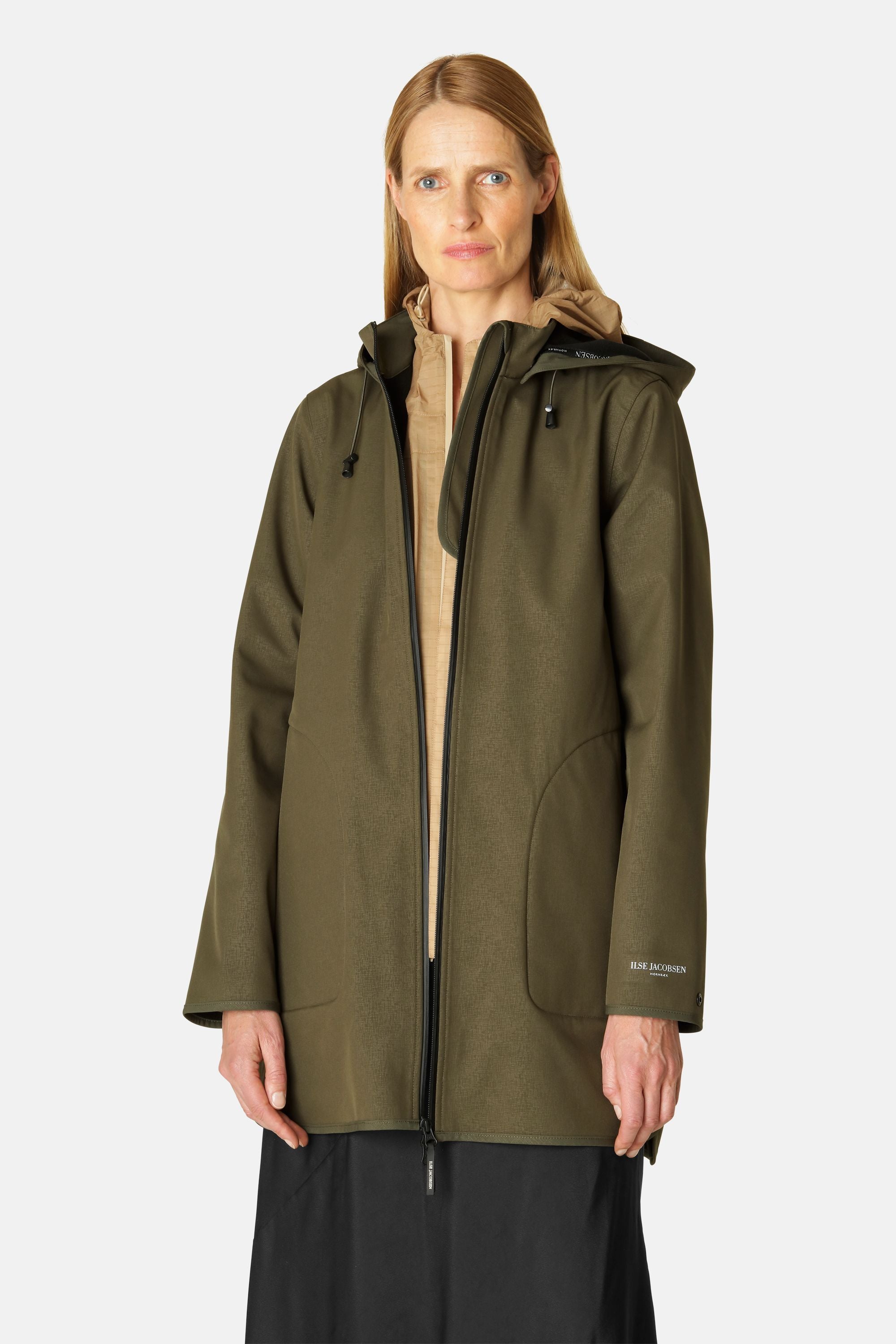 Softshell Regnjakke A-form - Army