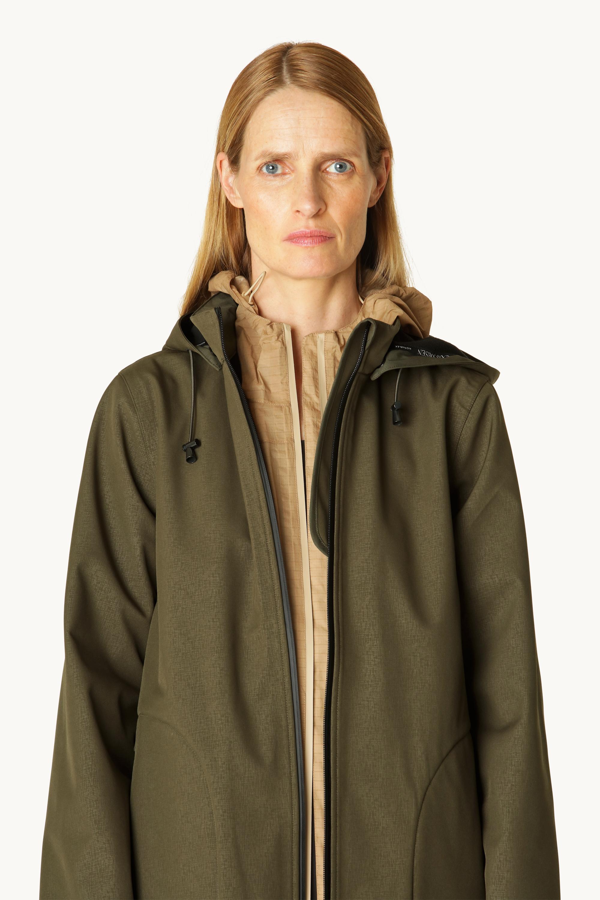 Softshell Regnjakke A-form - Army