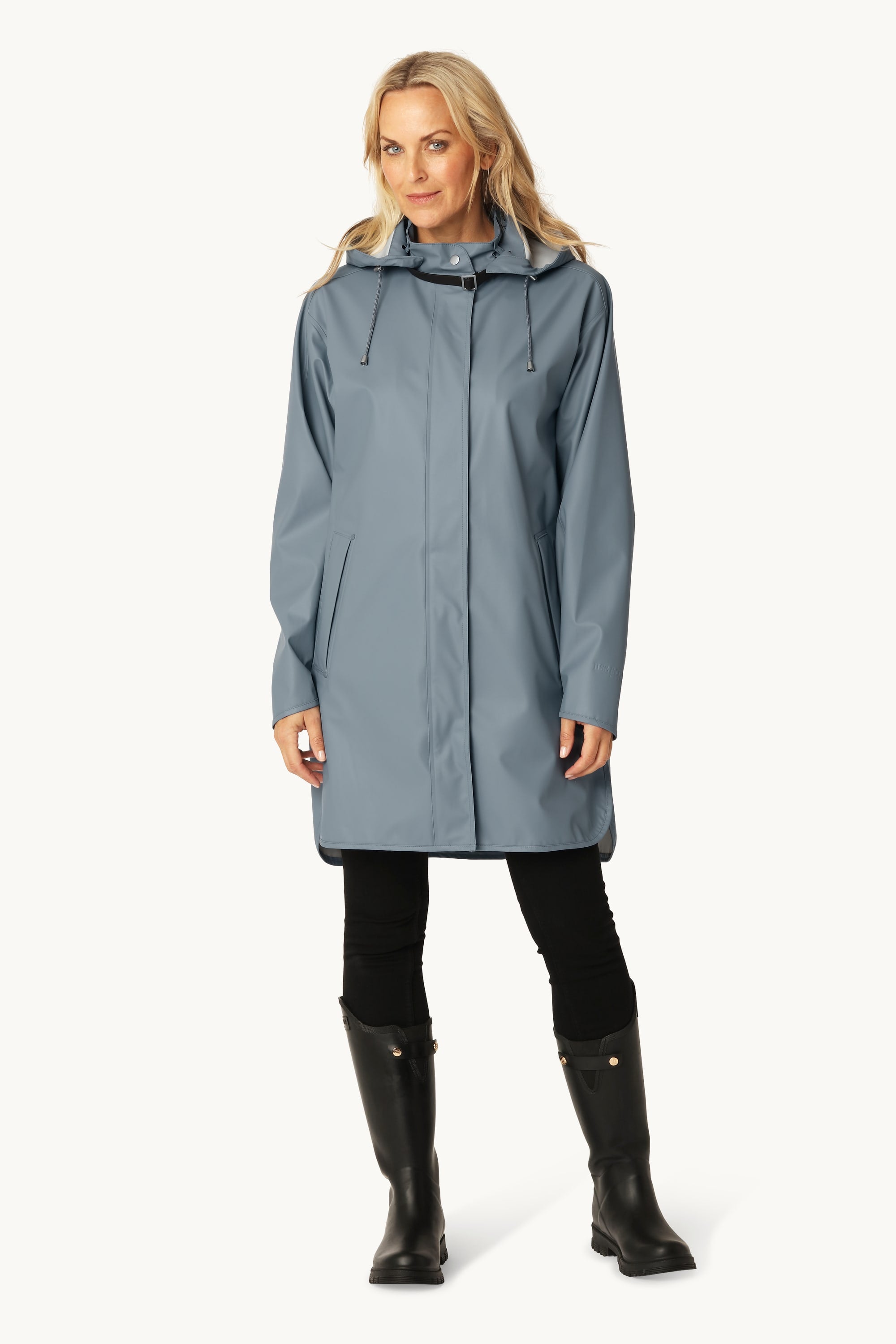 Raincoat - Grey Blue