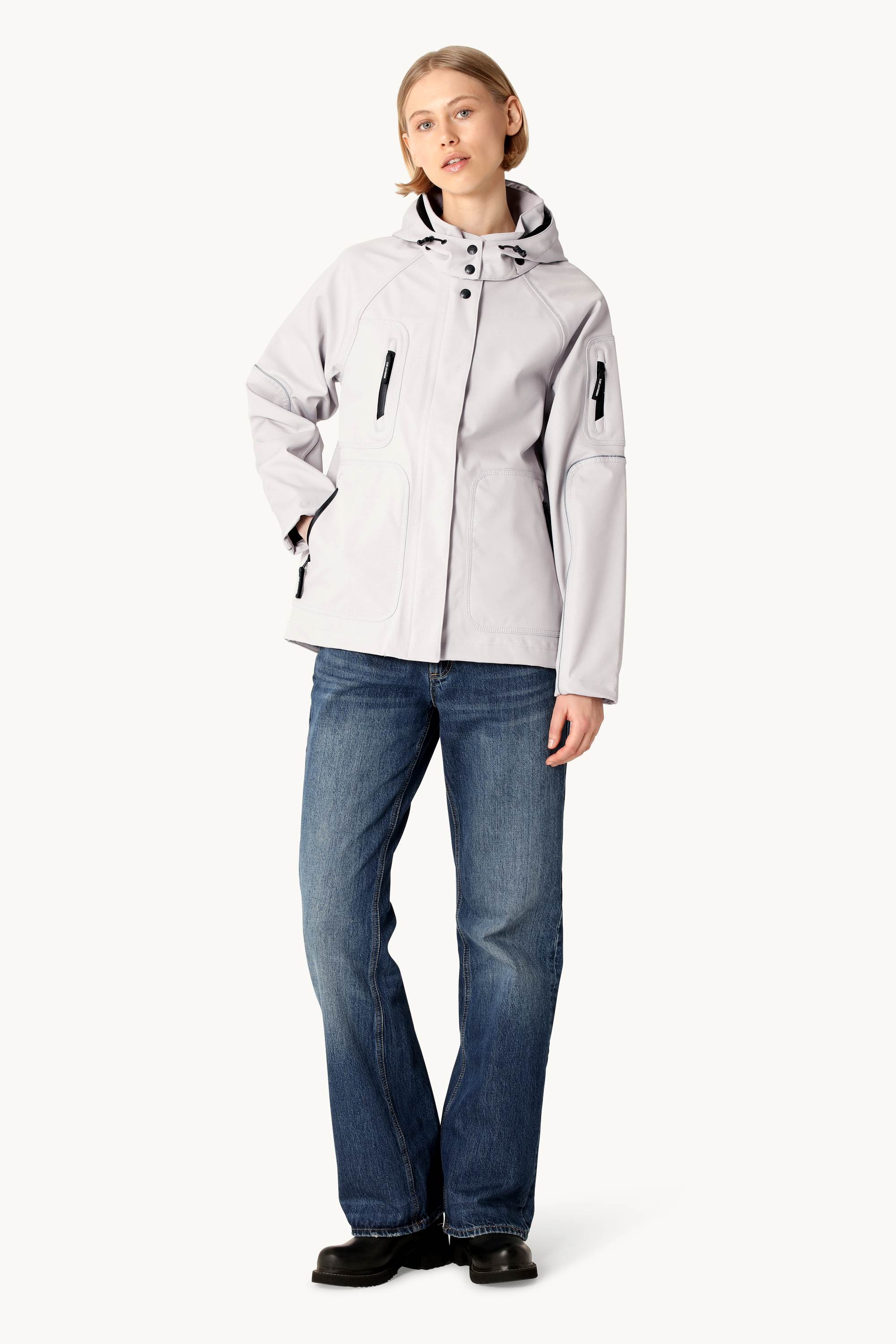 Rain Jacket - Concrete