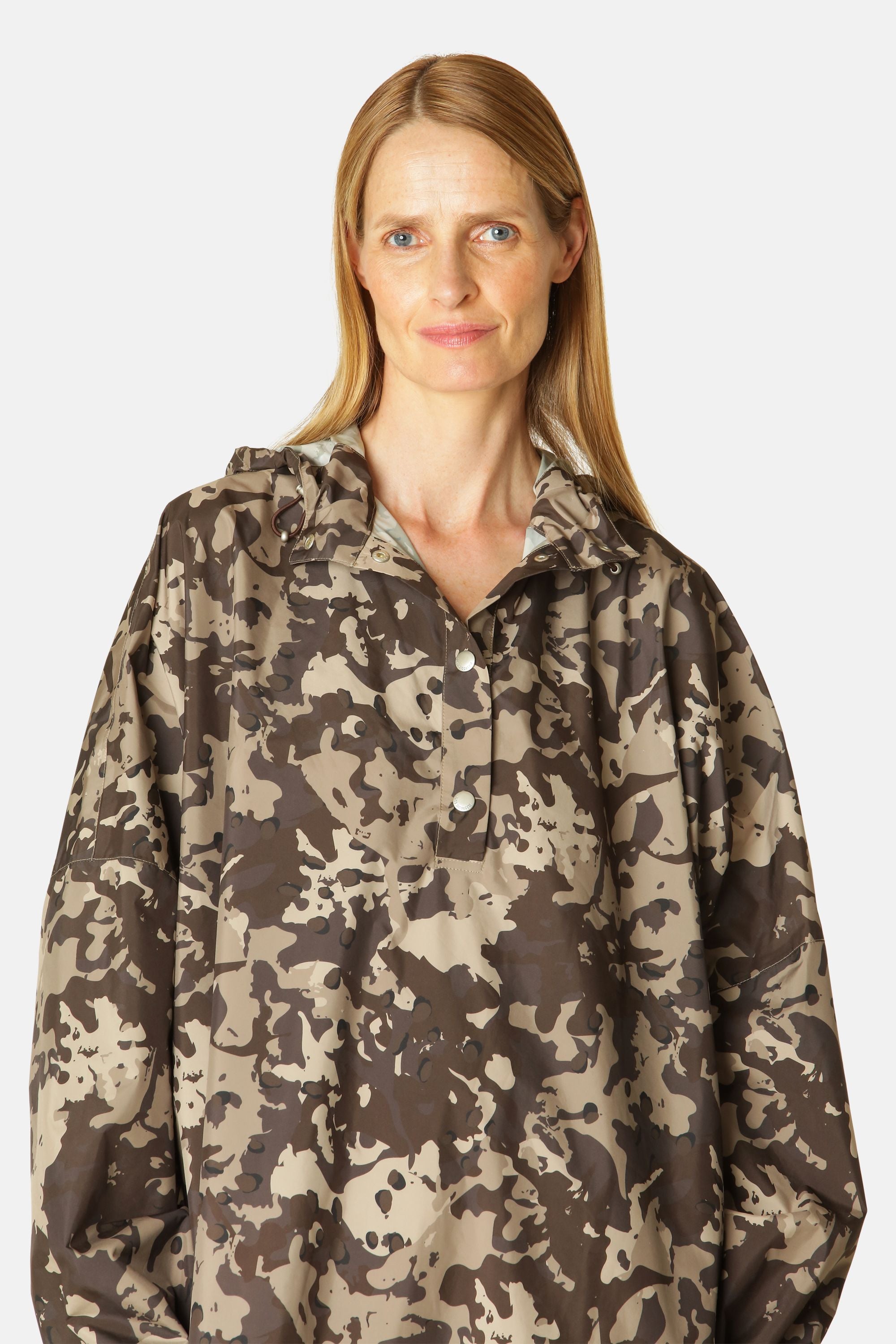 Regnponcho - Brown Camo