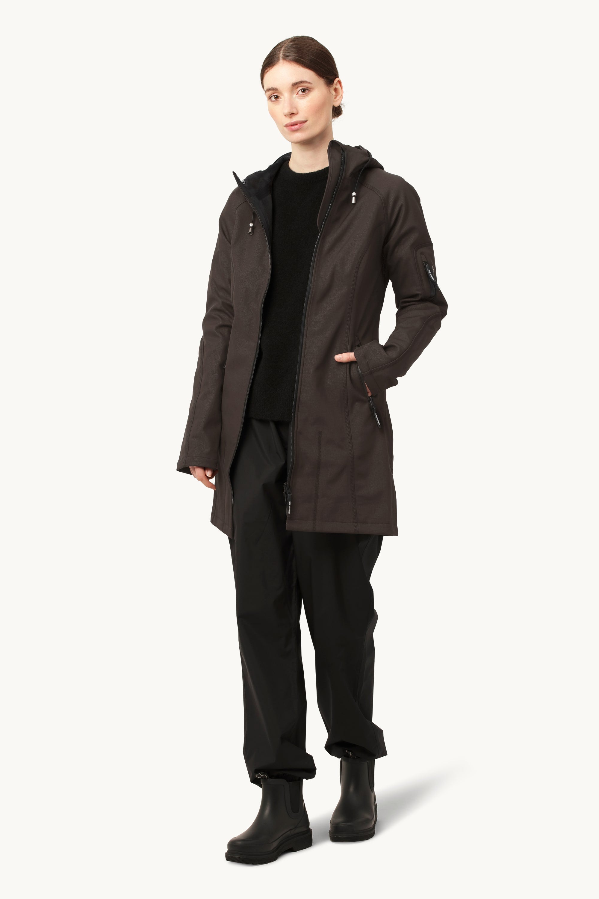 Softshell Regnjakke - Black