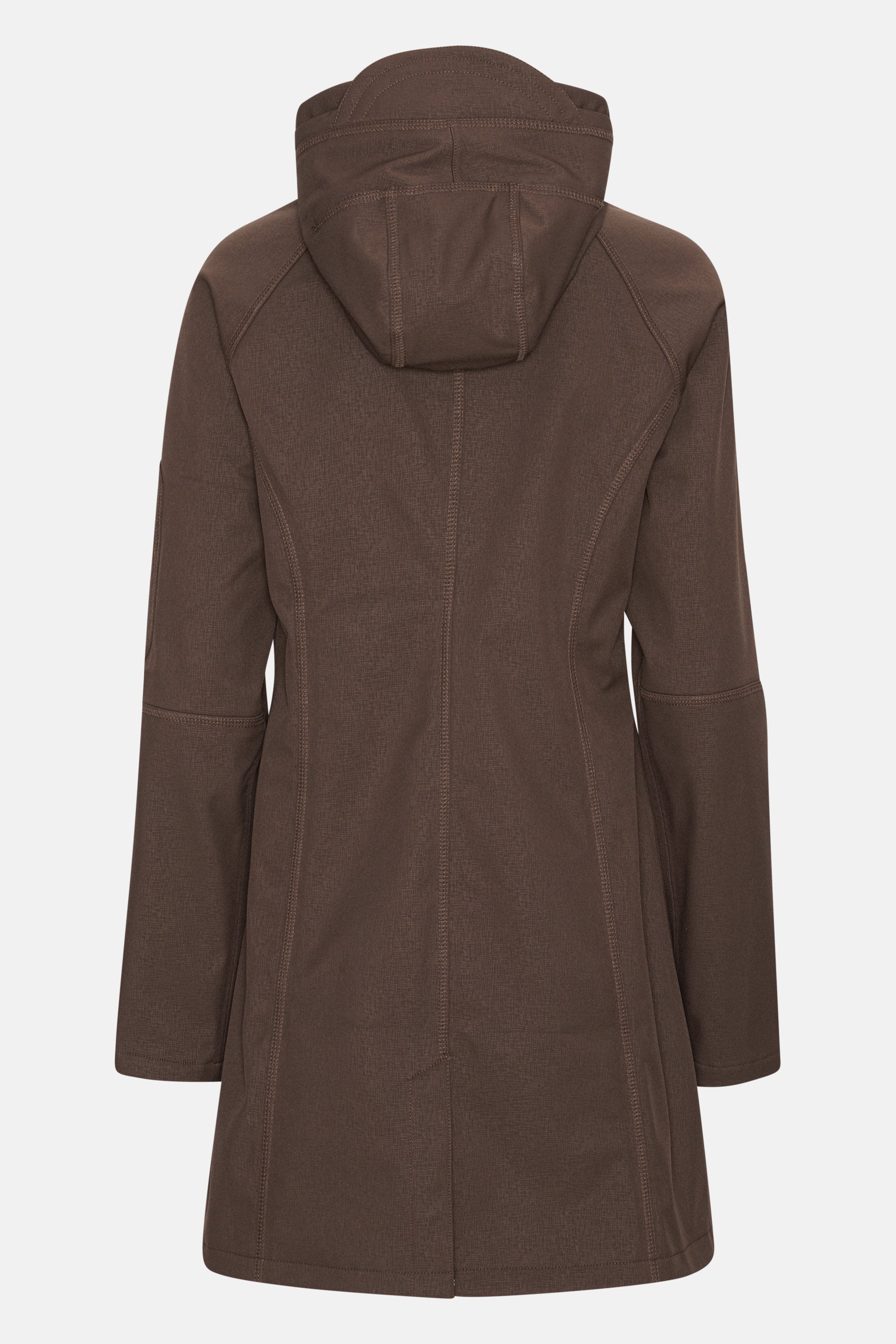 Softshell Regnjakke - Chocolate Brown