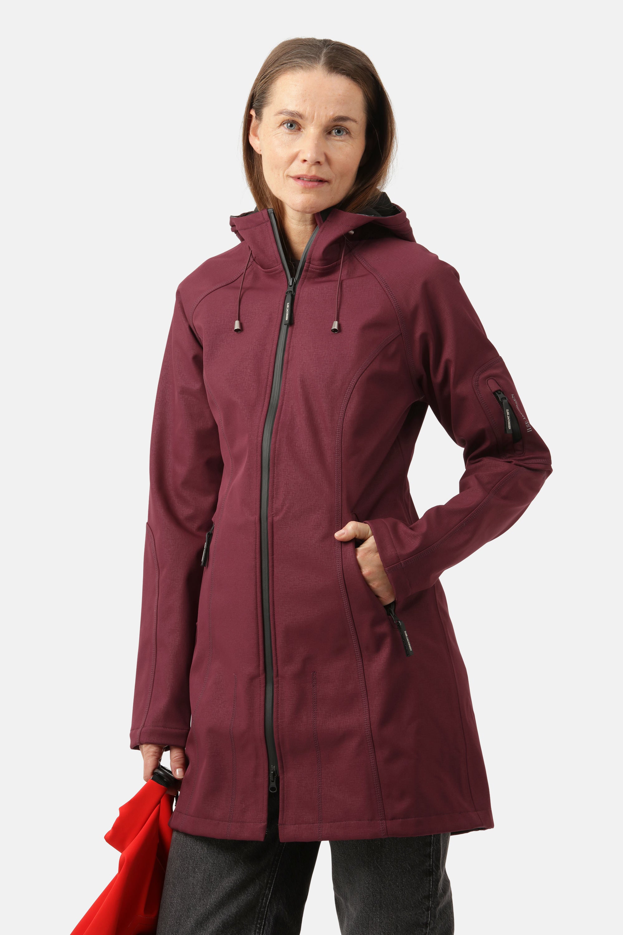 Softshell Regnjakke - Maroon Banner