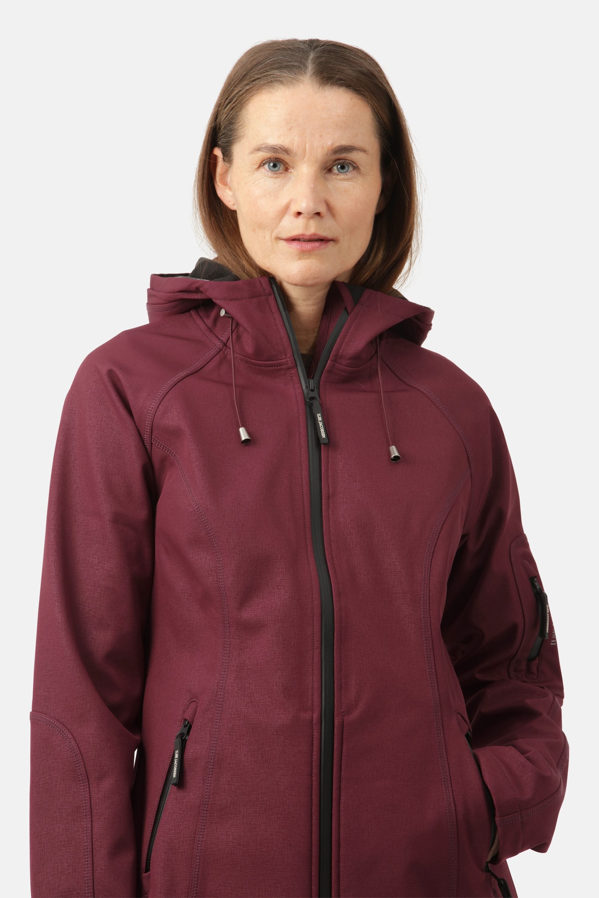 Softshell Regnjakke - Maroon Banner