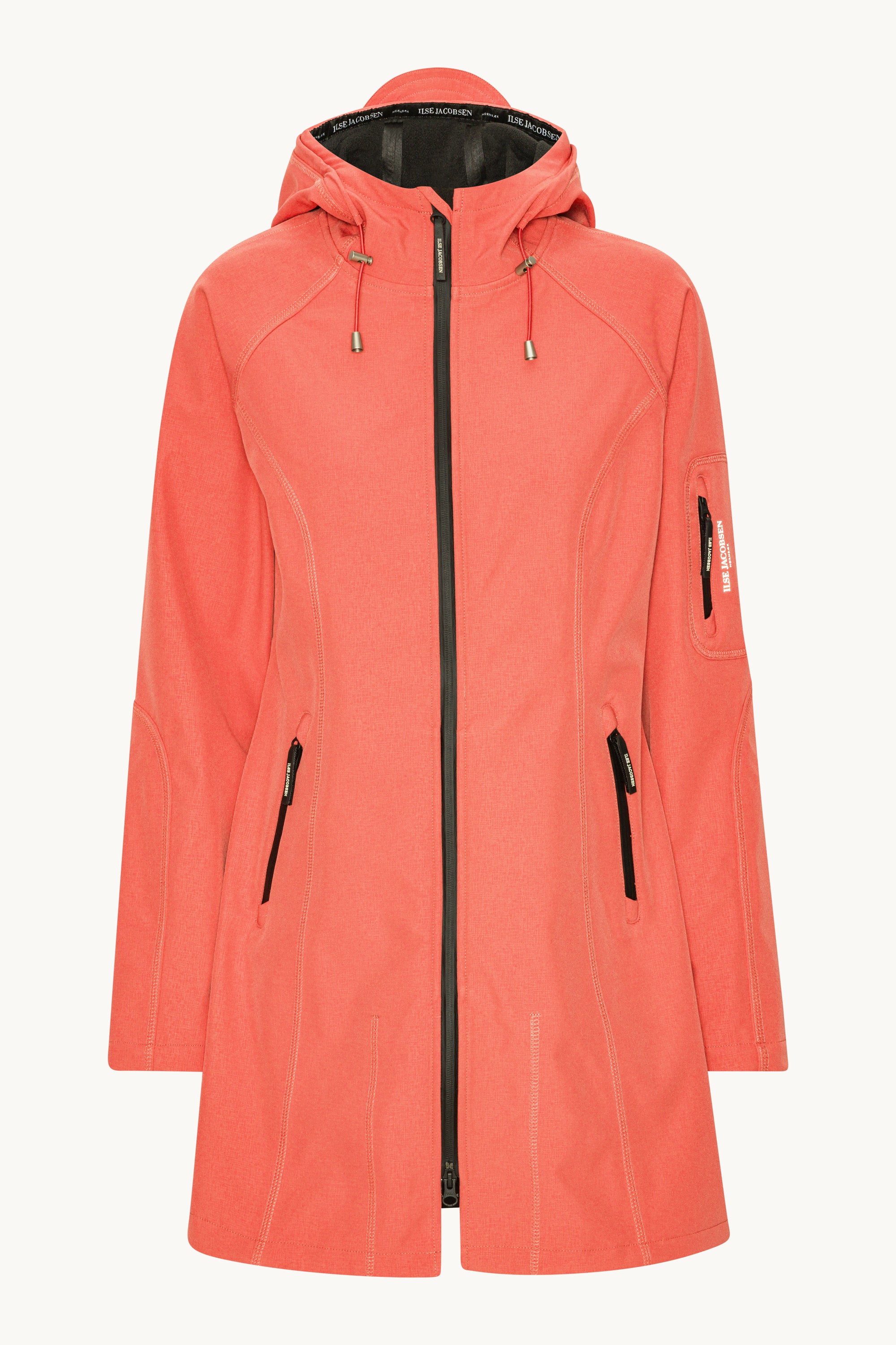 Softshell Regnjakke - Spiced Coral