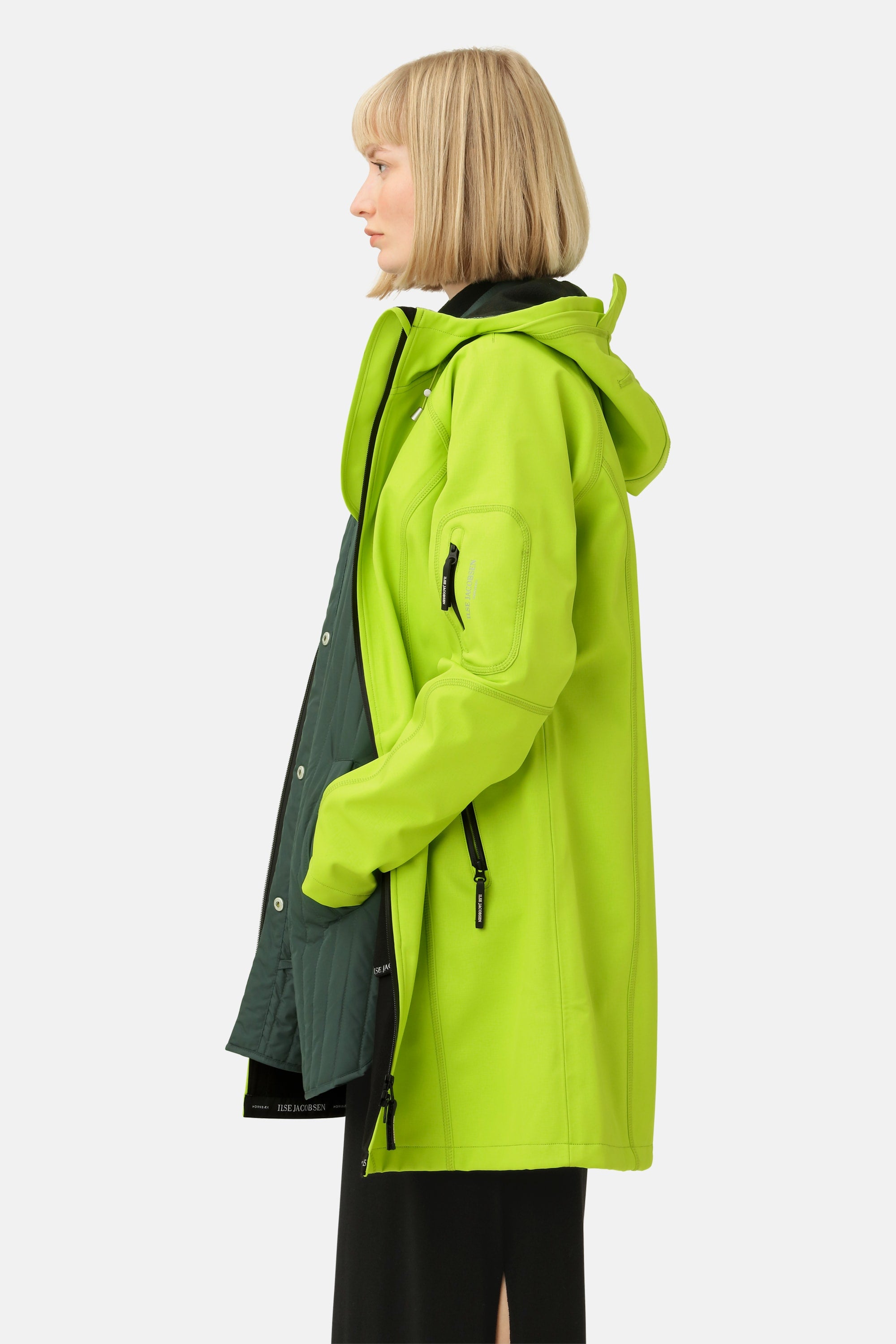 Softshell Regnjakke - Lime Green