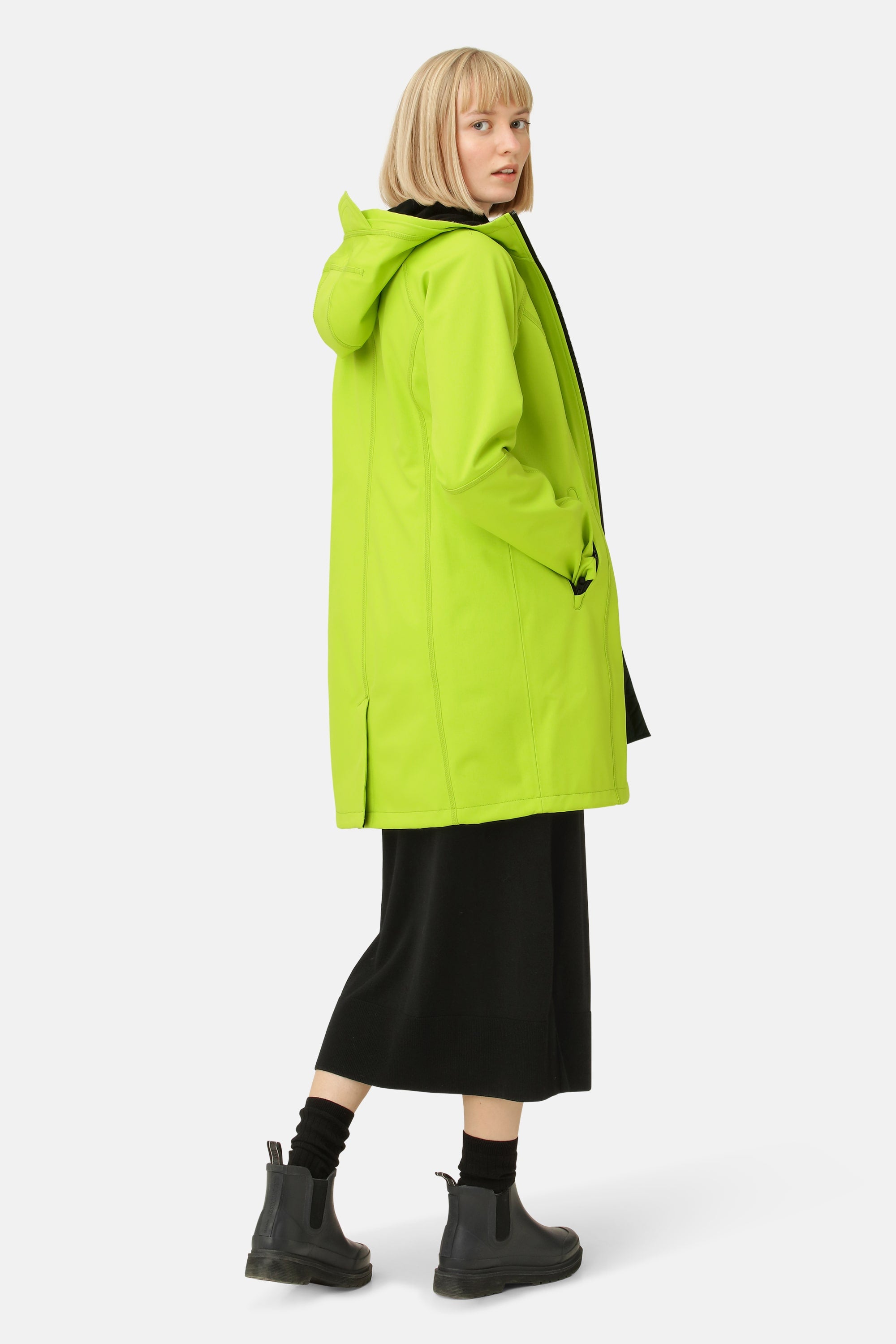 Softshell Regnjakke - Lime Green