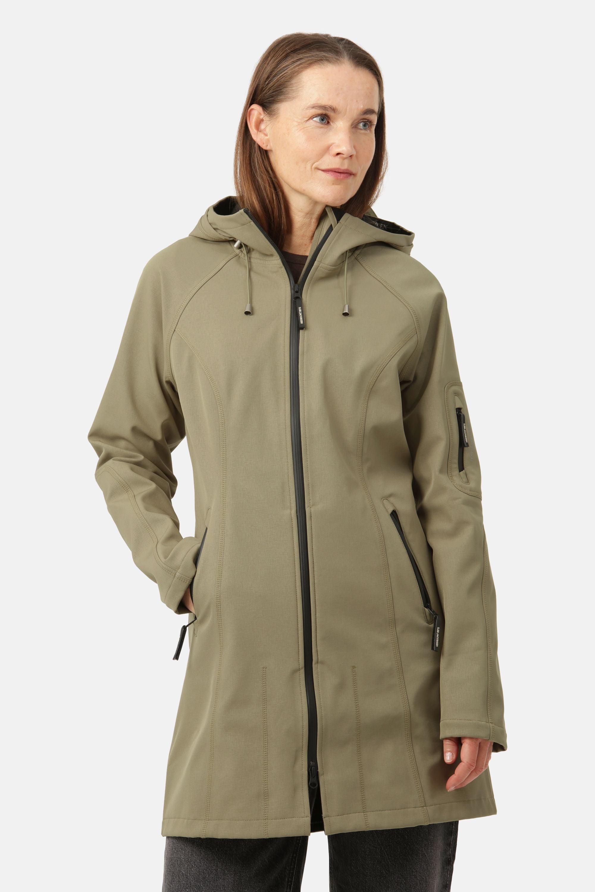 Softshell Regnjakke - Covert Green