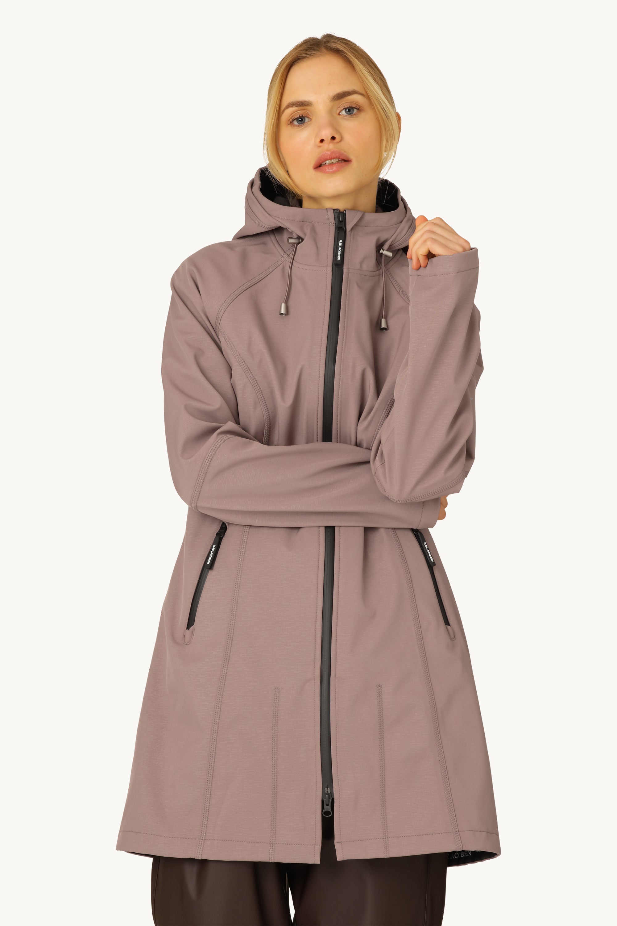 Softshell Regnjakke - Old Lavender