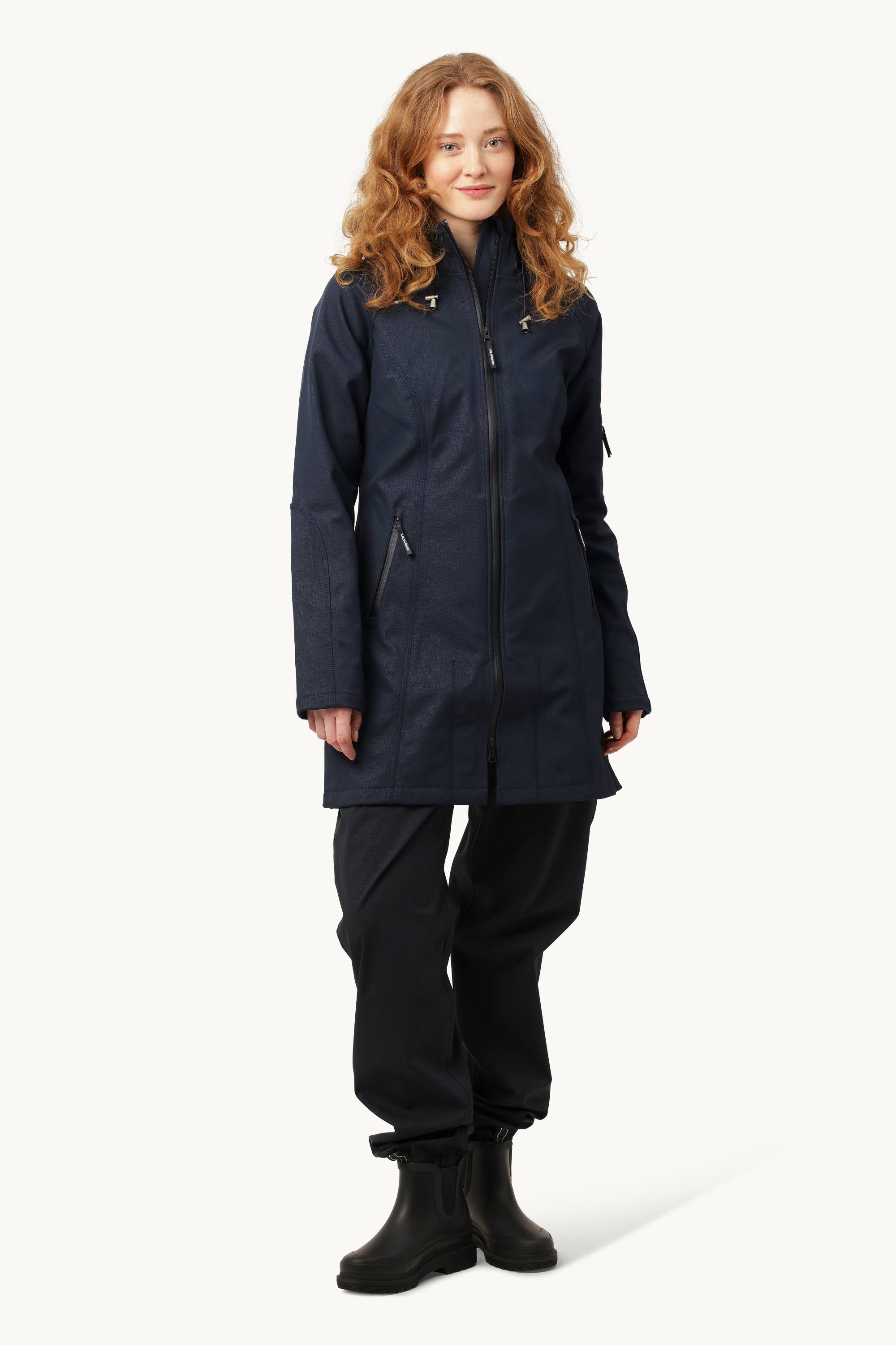 Softshell Regnjakke - Dark Indigo