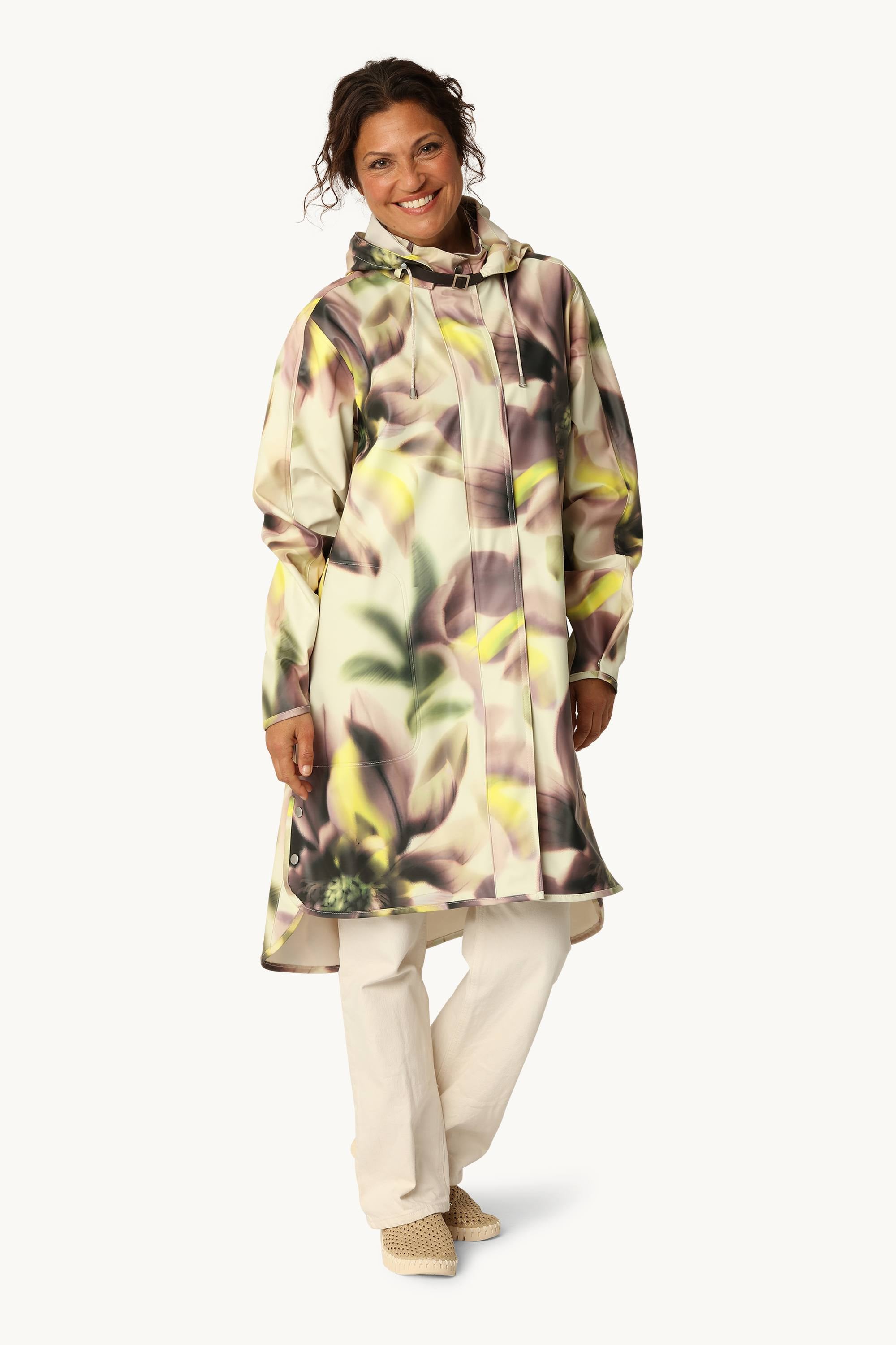Raincoat - Light Photoristic Flower