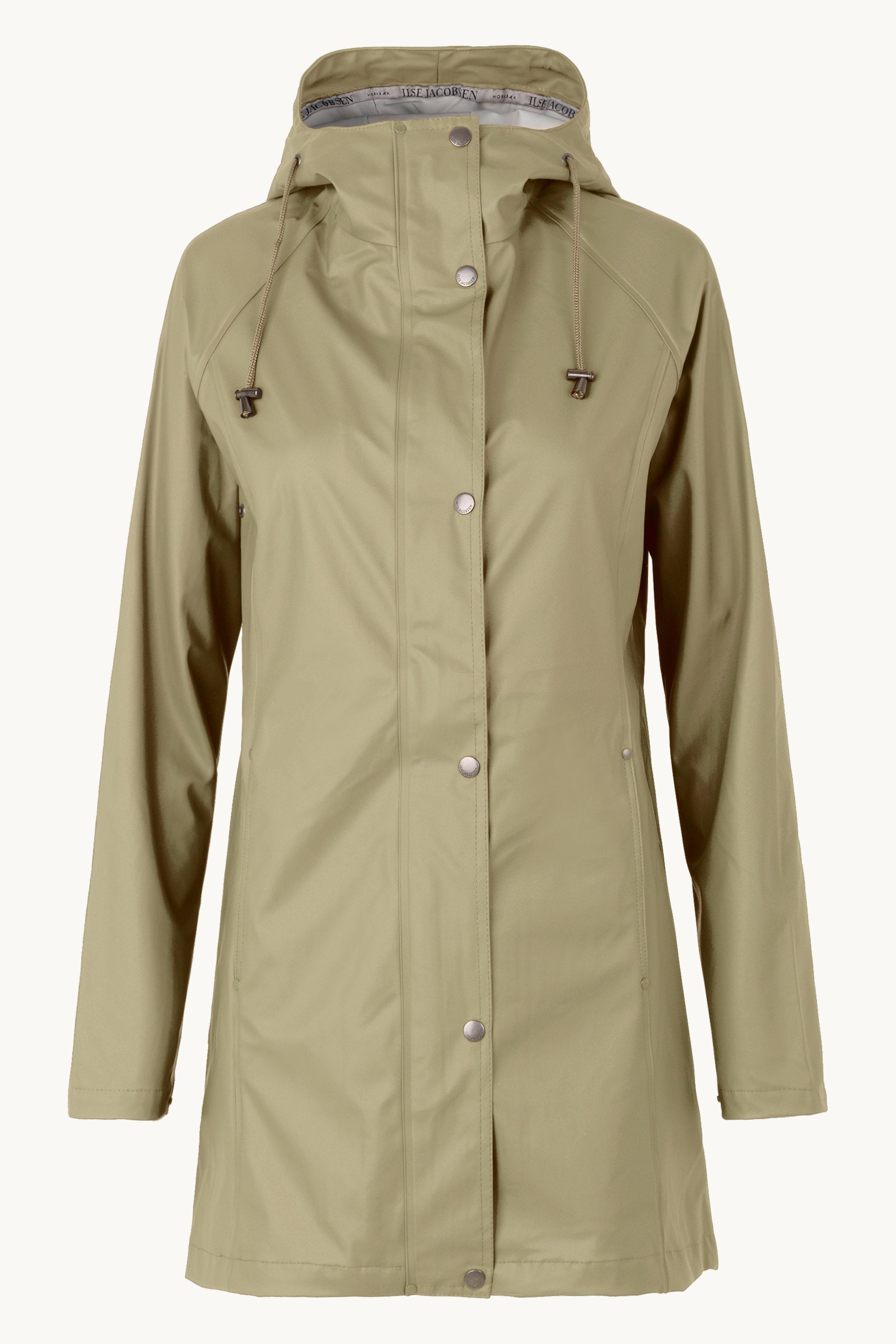 Short Raincoat - Tea Leaf