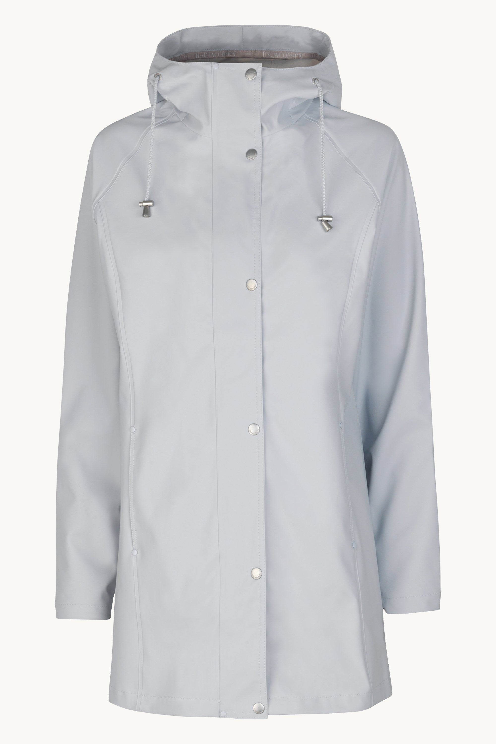 Short Raincoat - White Blue