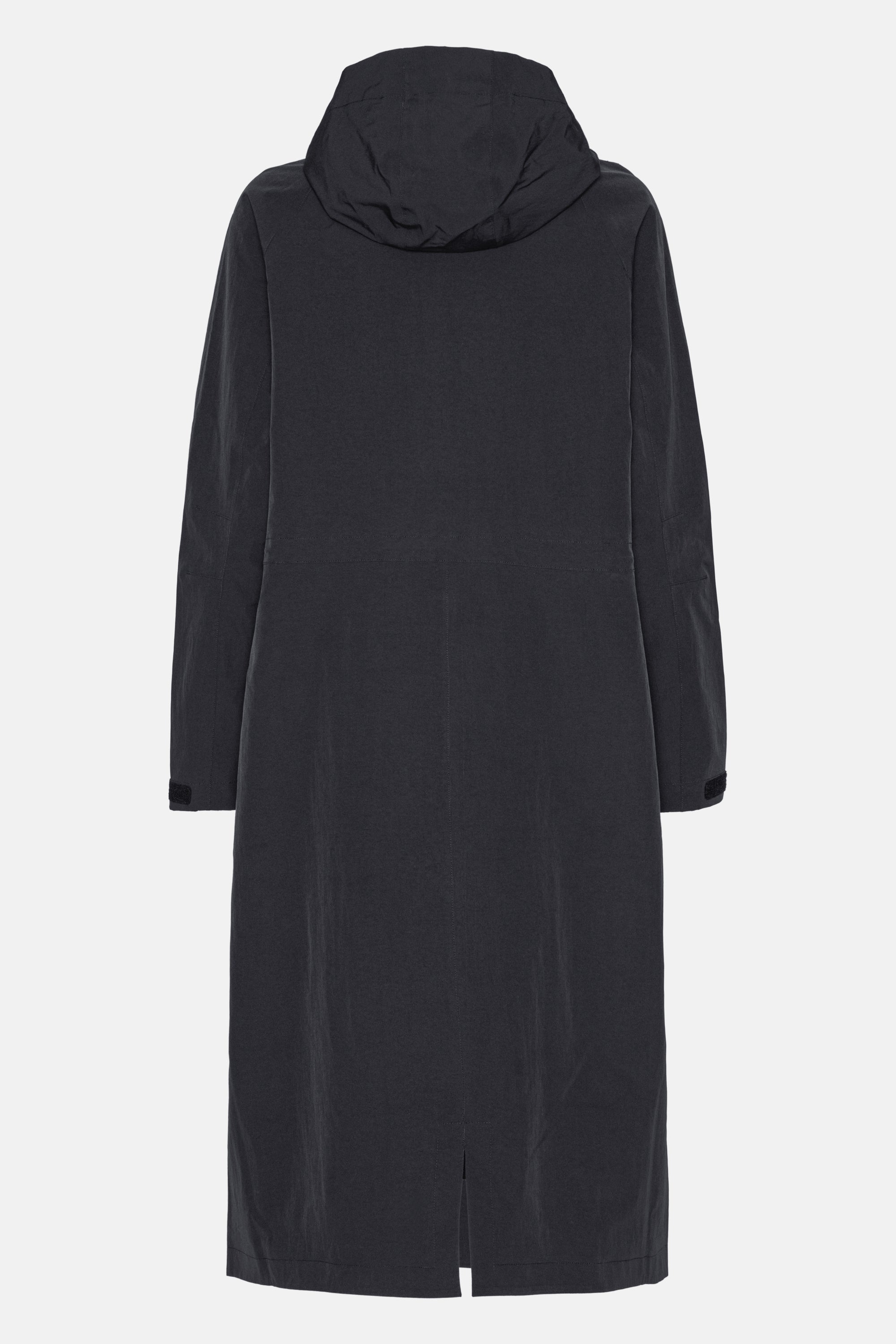 Teknisk Lang Regnfrakke - Dark Indigo