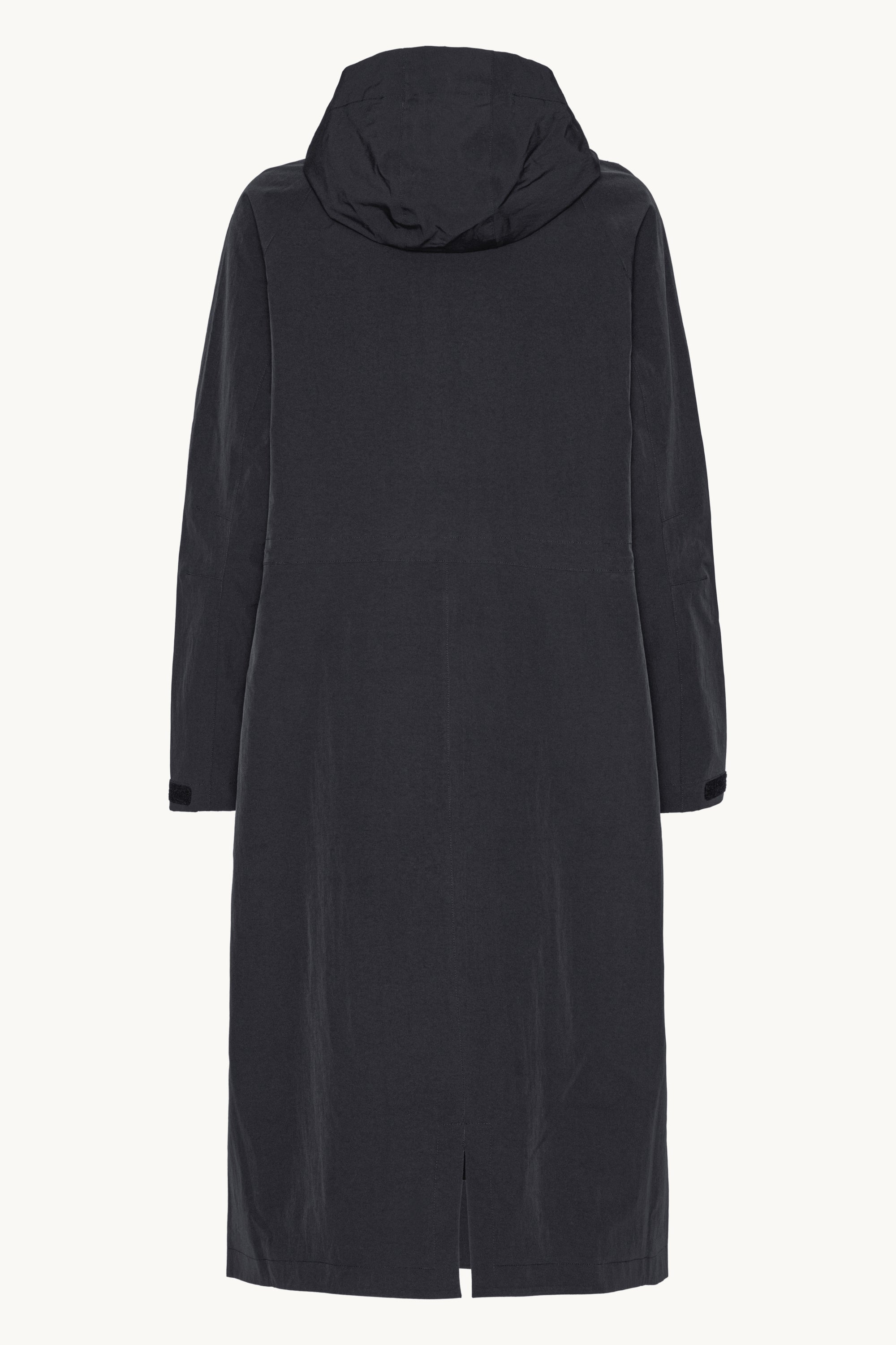 Teknisk Lang Regnfrakke - Dark Indigo