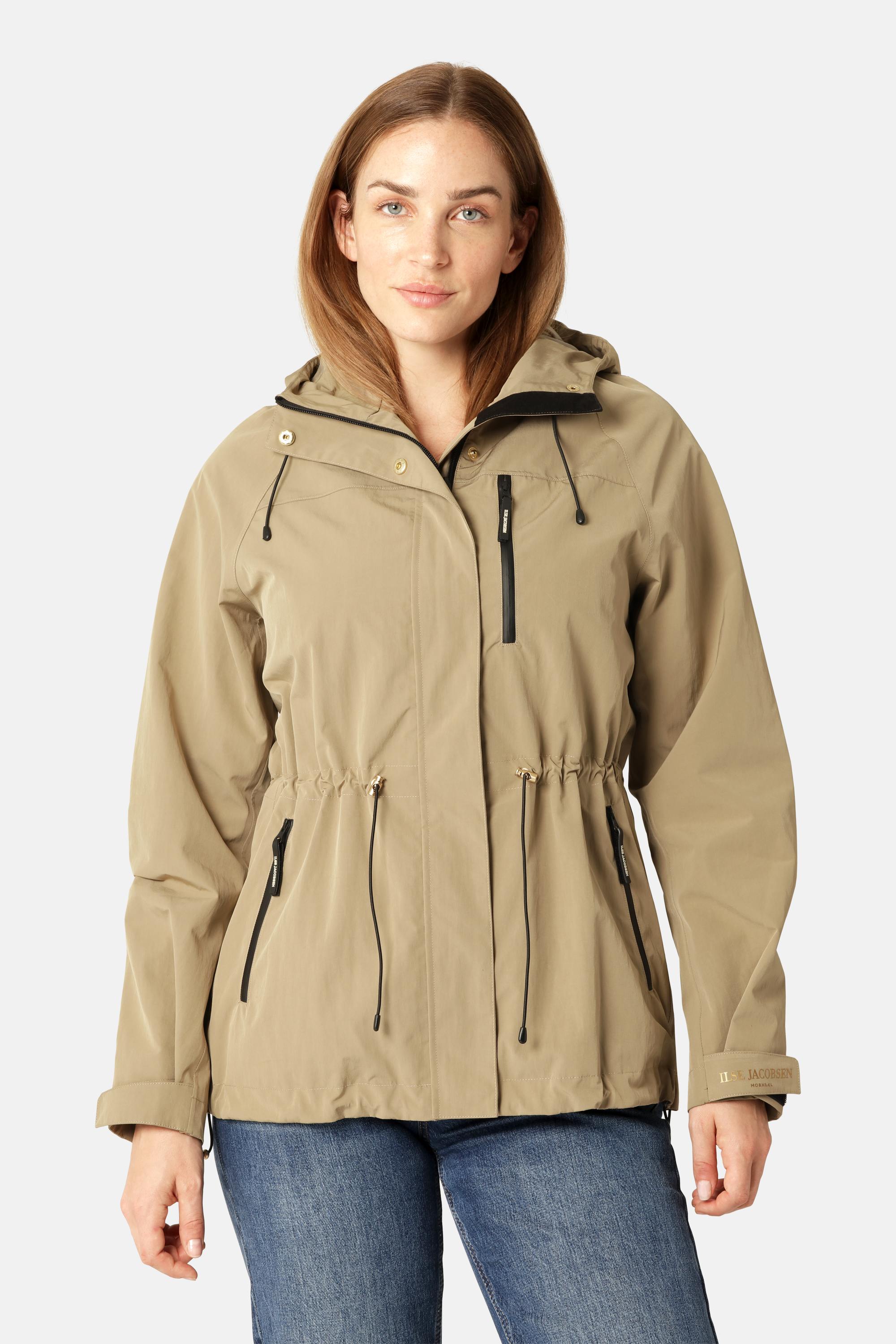 Teknisk Regnfrakke - Greige