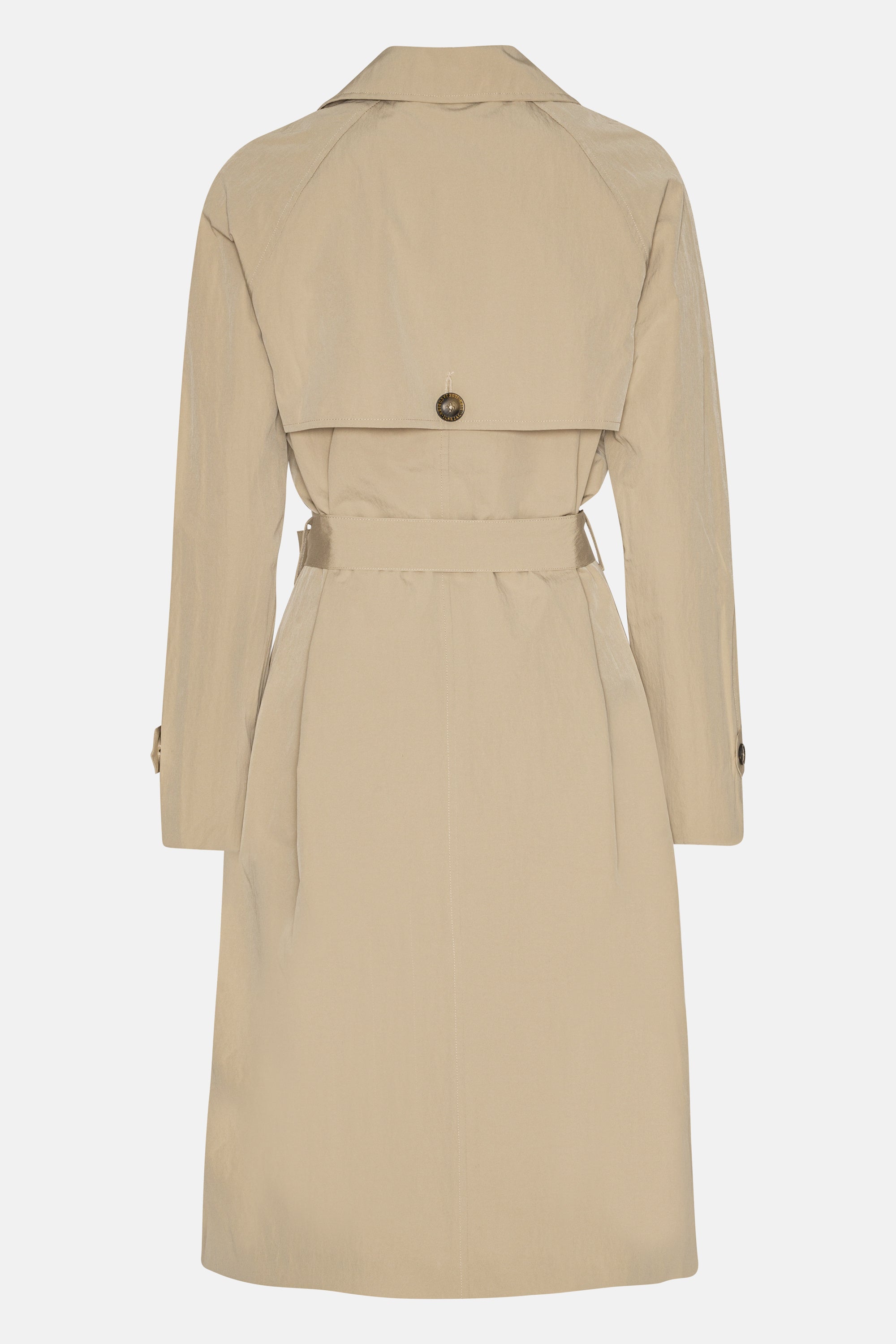 Teknisk Regnfrakke Trench - White Pepper