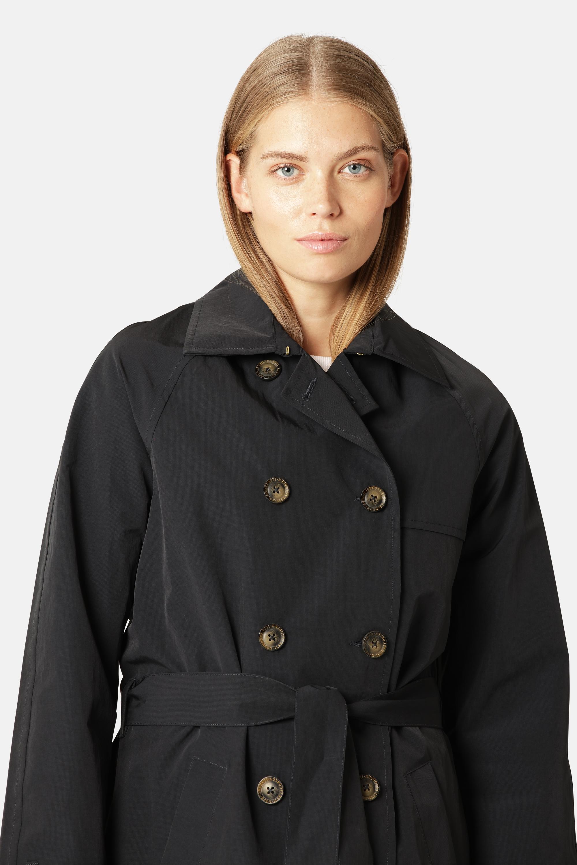 Teknisk Regnfrakke Trench - Dark Indigo