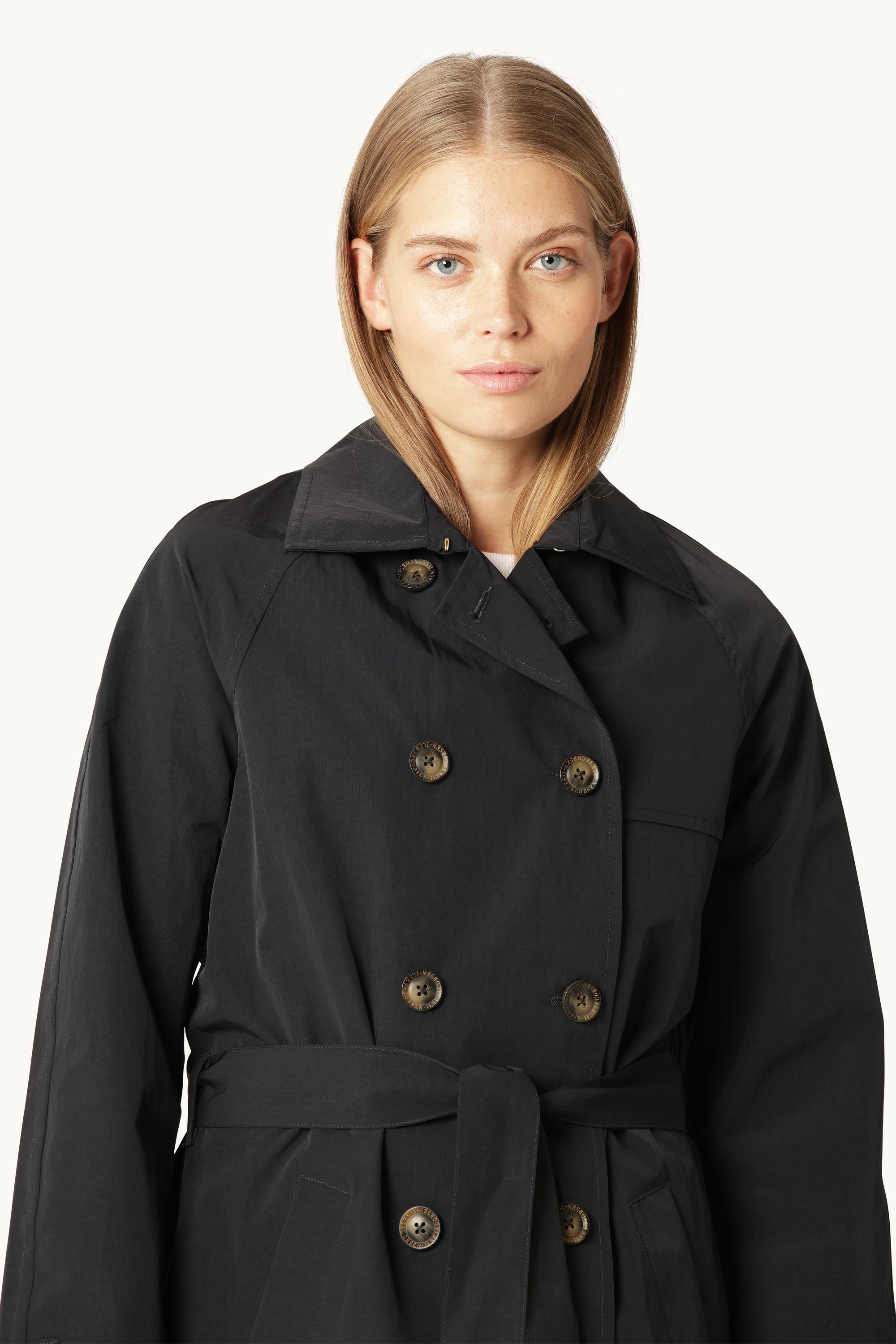 Teknisk Regnfrakke Trench - Dark Indigo