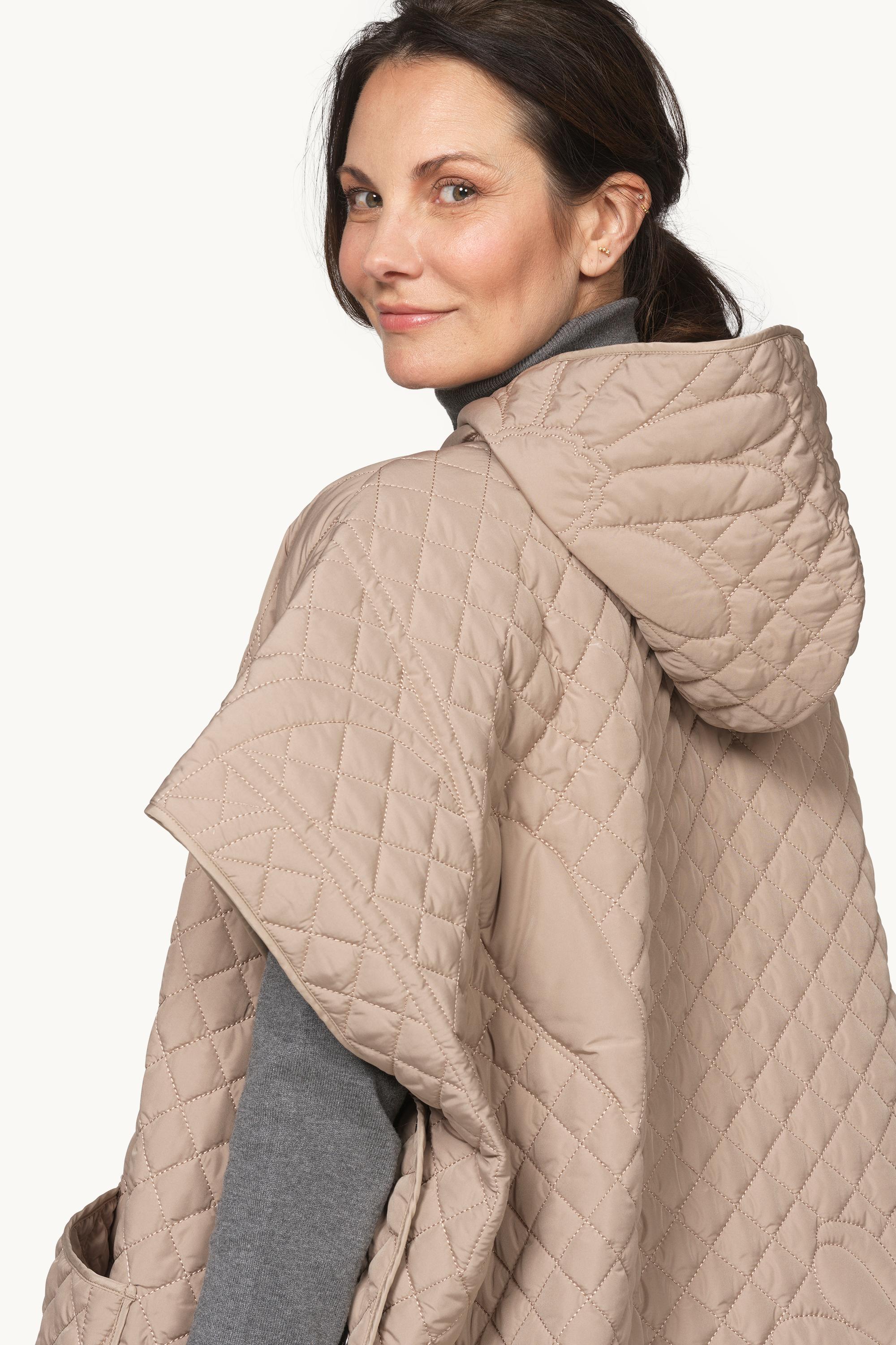 Quilted Cape - Sepia Tint