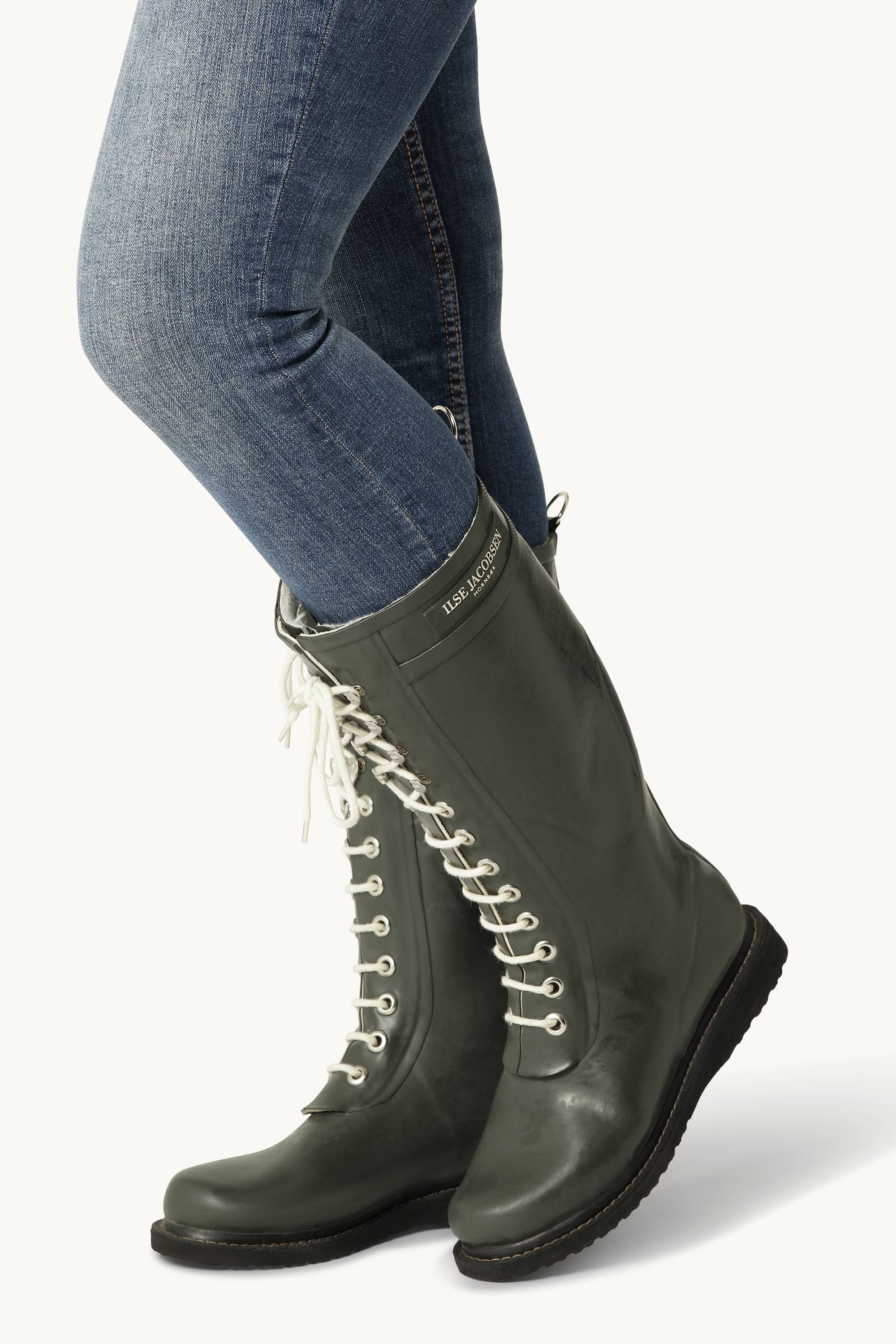 Long Rubber Boots - Army