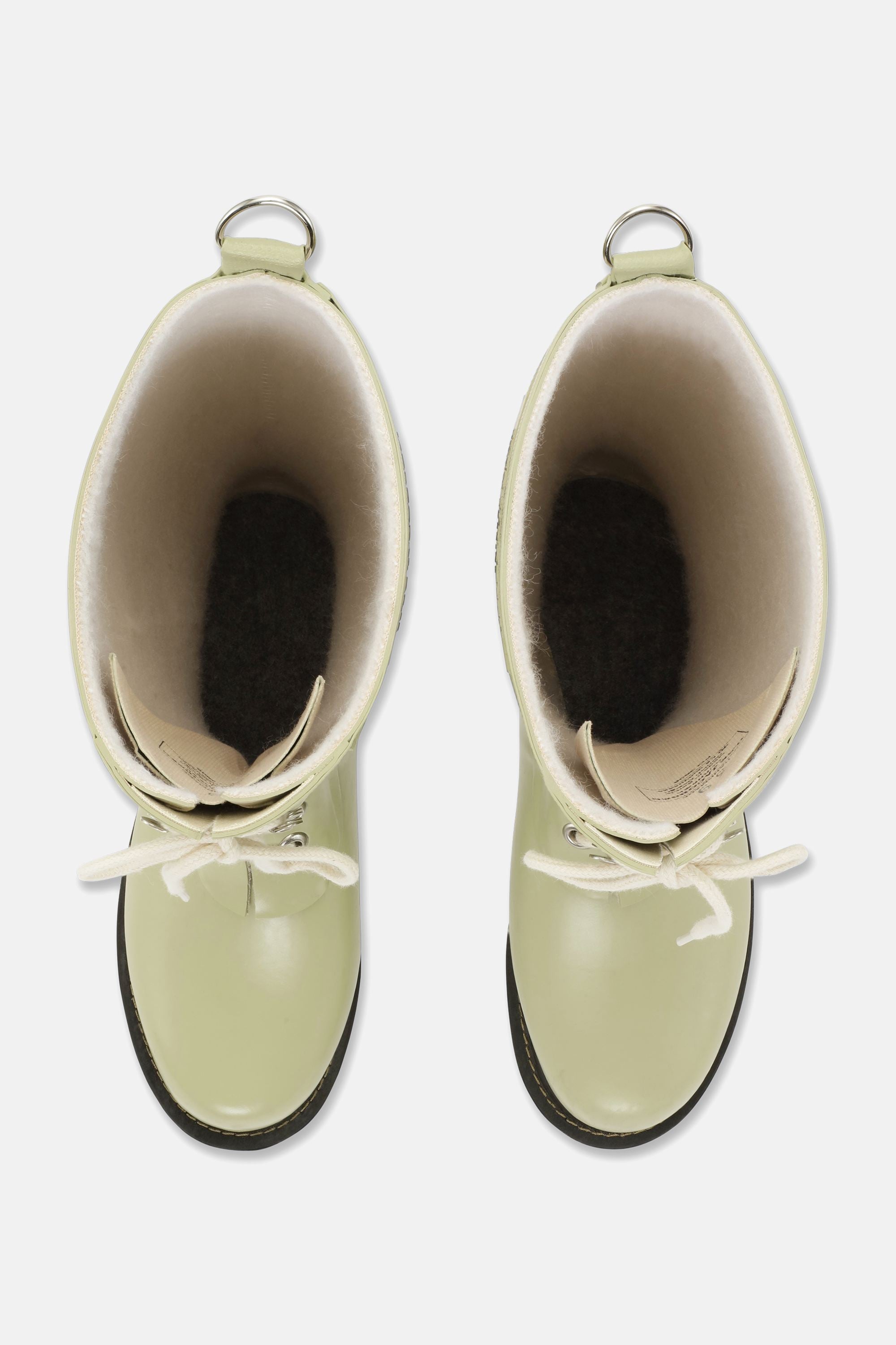 Long Rubber Boots - Olive Grass