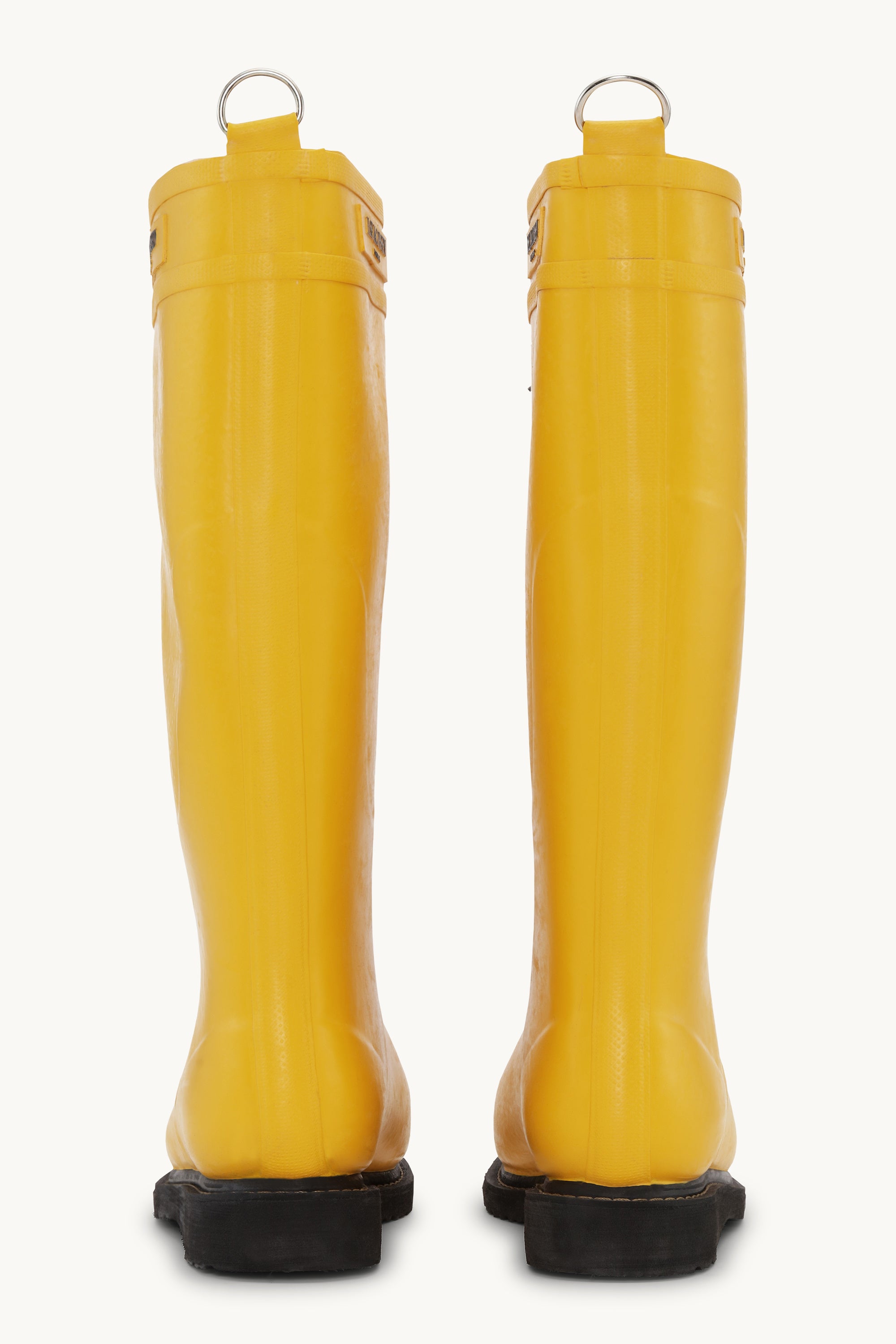 Long Rubber Boots - Cyber Yellow