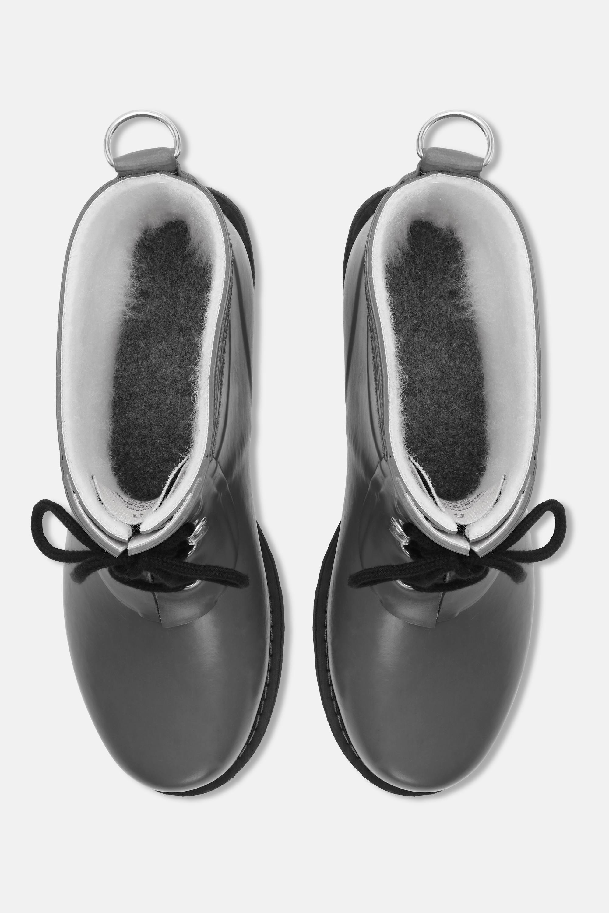 Short Rubber Boots - Grey