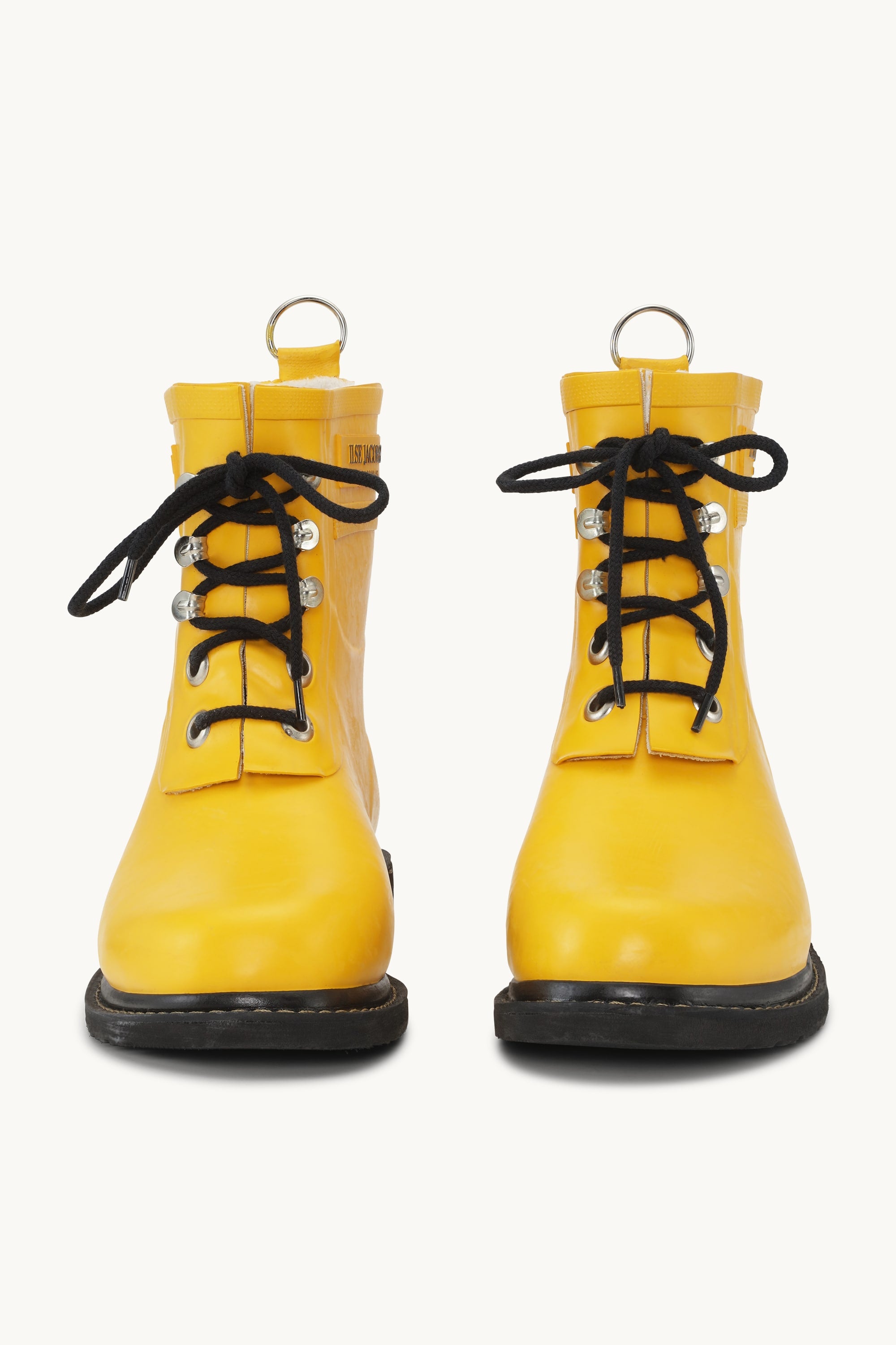 Short Rubber Boots - Cyber Yellow