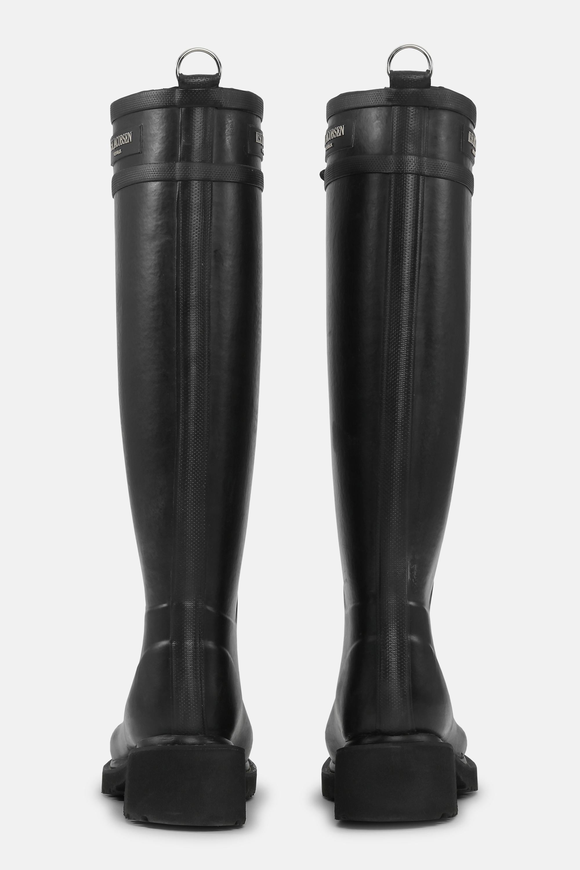 Long Rubber Boots - Black Black