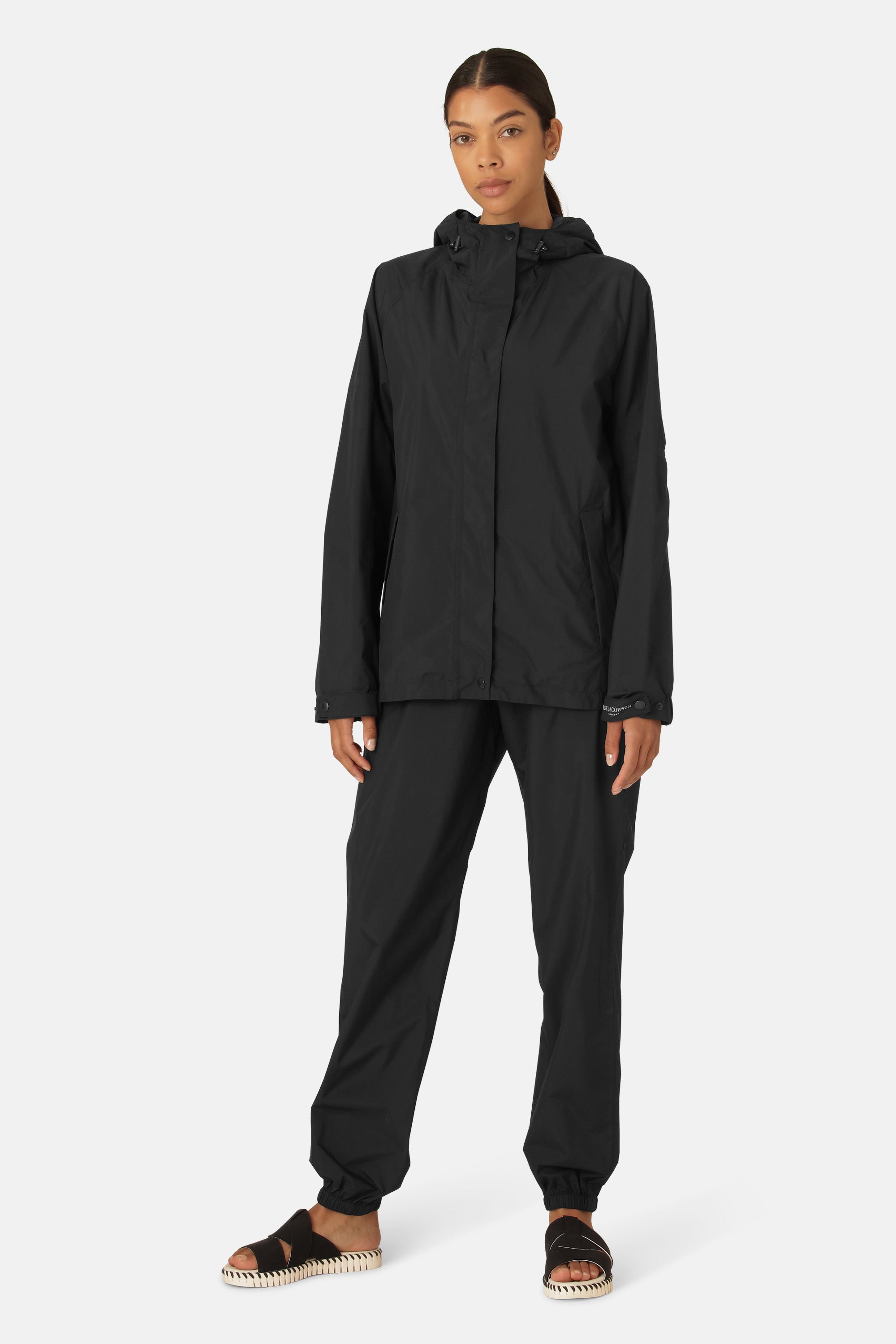Ilse Jacobsen Hornbæk Rain Rain jacket Rain jacket 001 Black