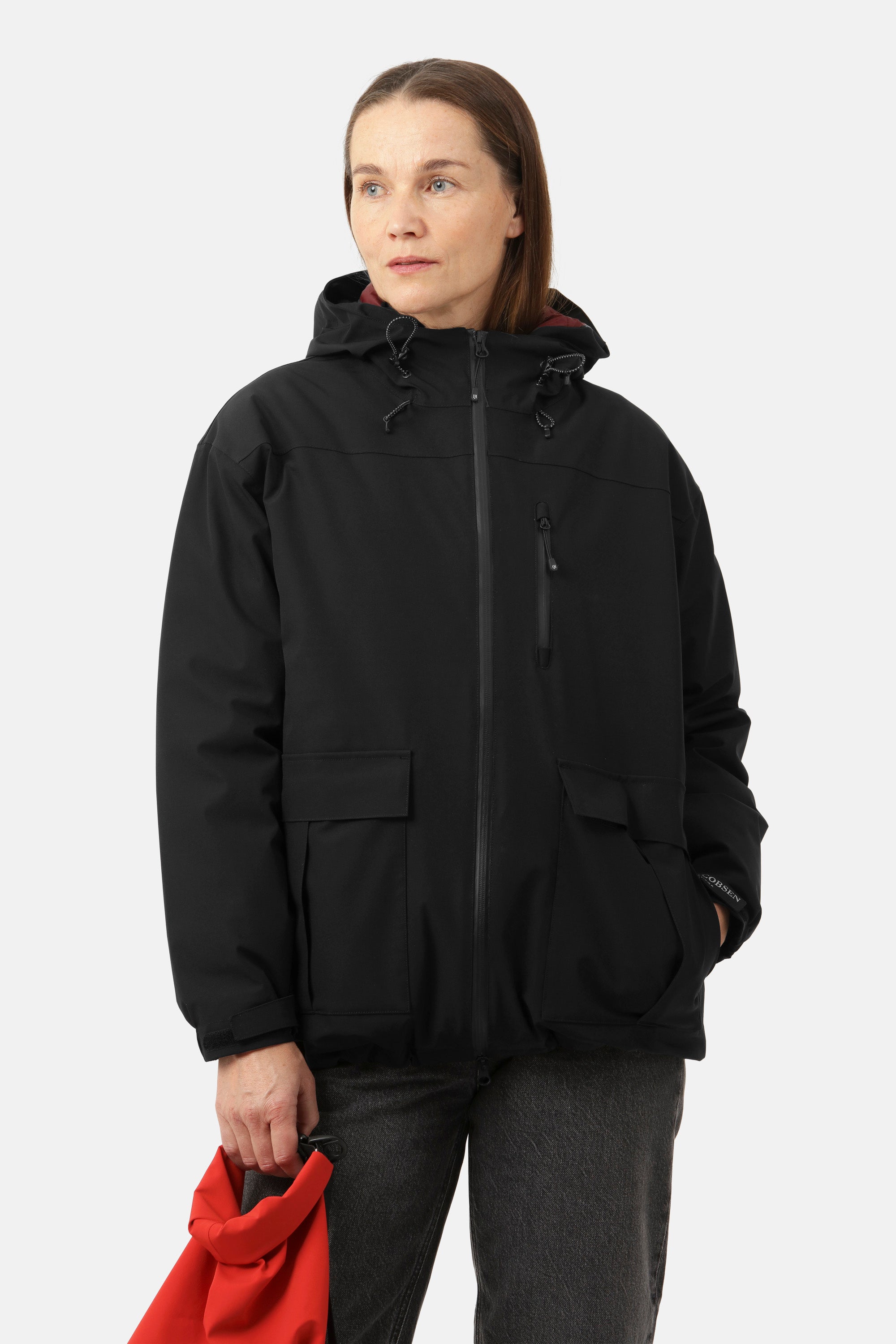 Ilse Jacobsen Hornbæk Rain Raincoat Rain jacket 001 Black