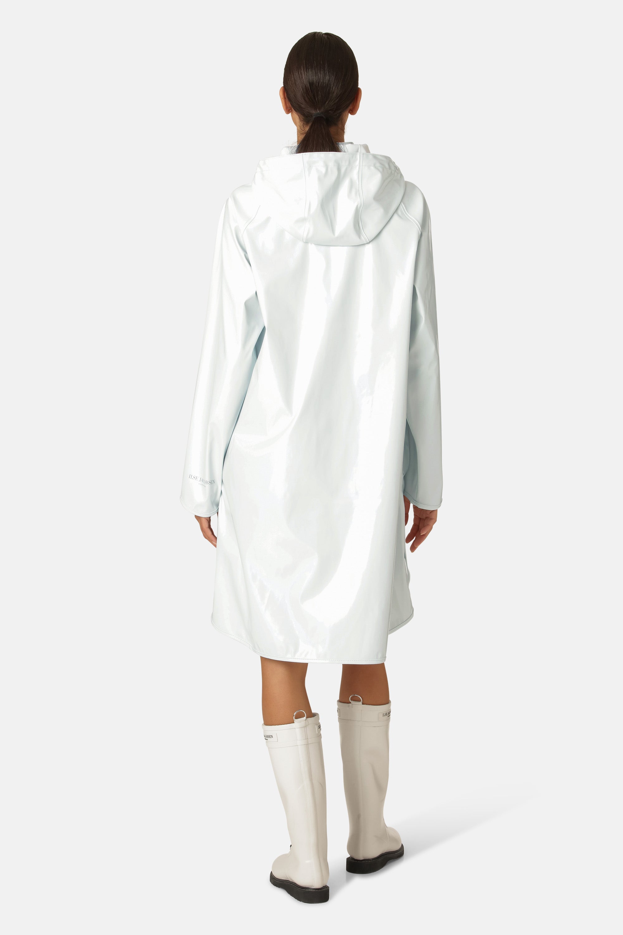 Ilse Jacobsen Hornbæk Rain Long Raincoat Raincoat 555 Illusion Blue