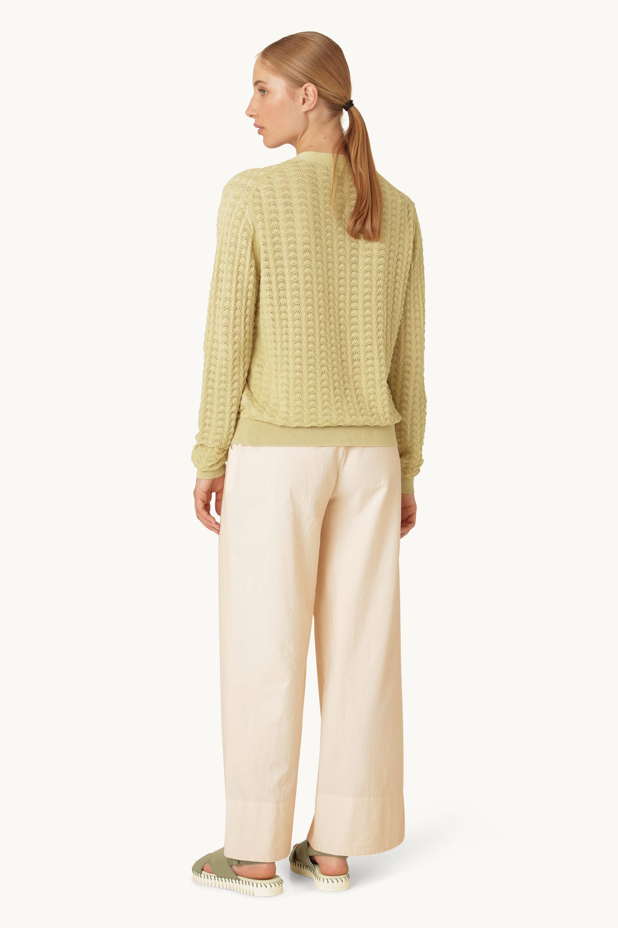 Cardigan - Olive Grass