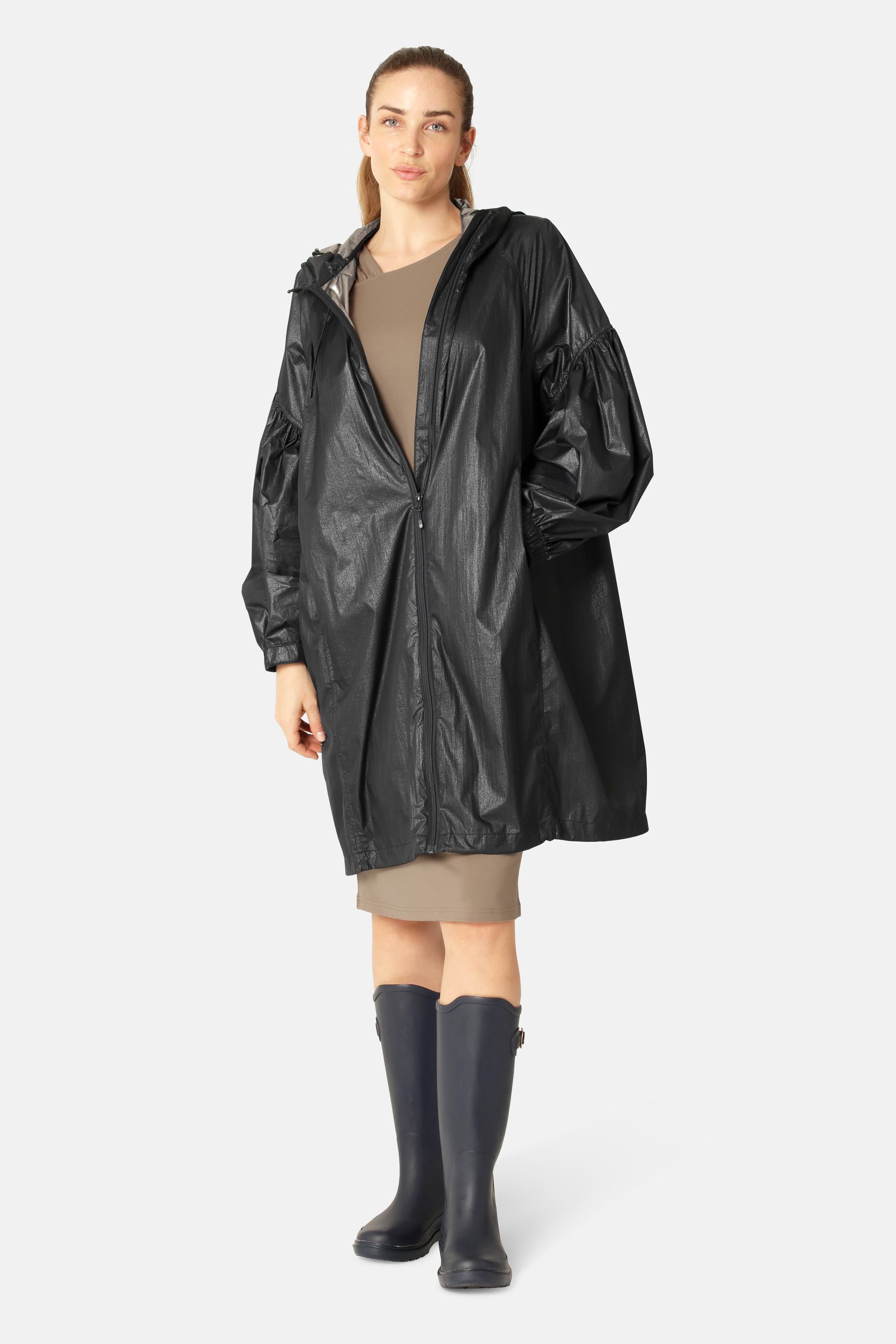 Shimmer Jakke - Dark Indigo Gold