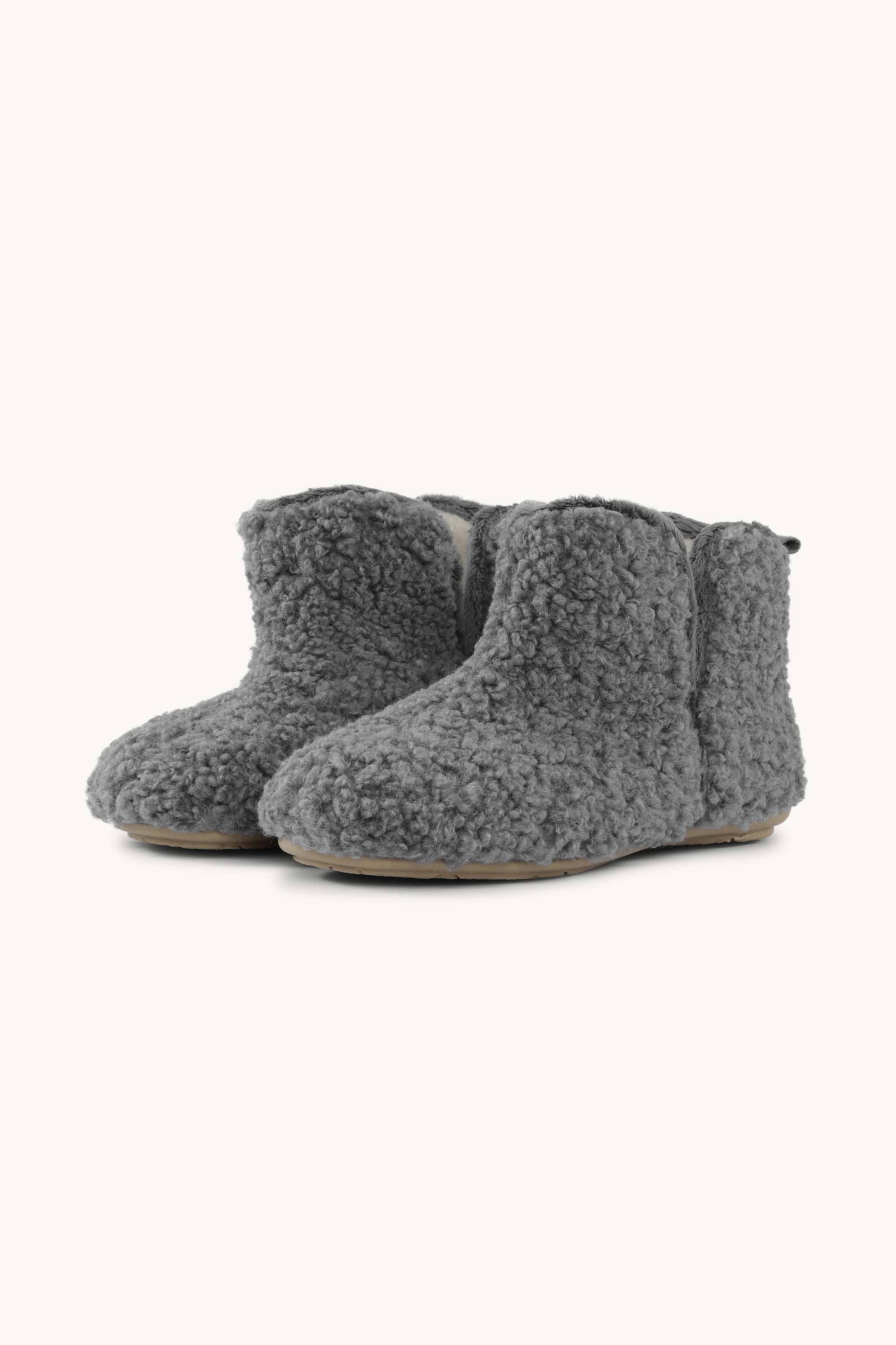 Cosy Ankle Boot - Grey Wheat