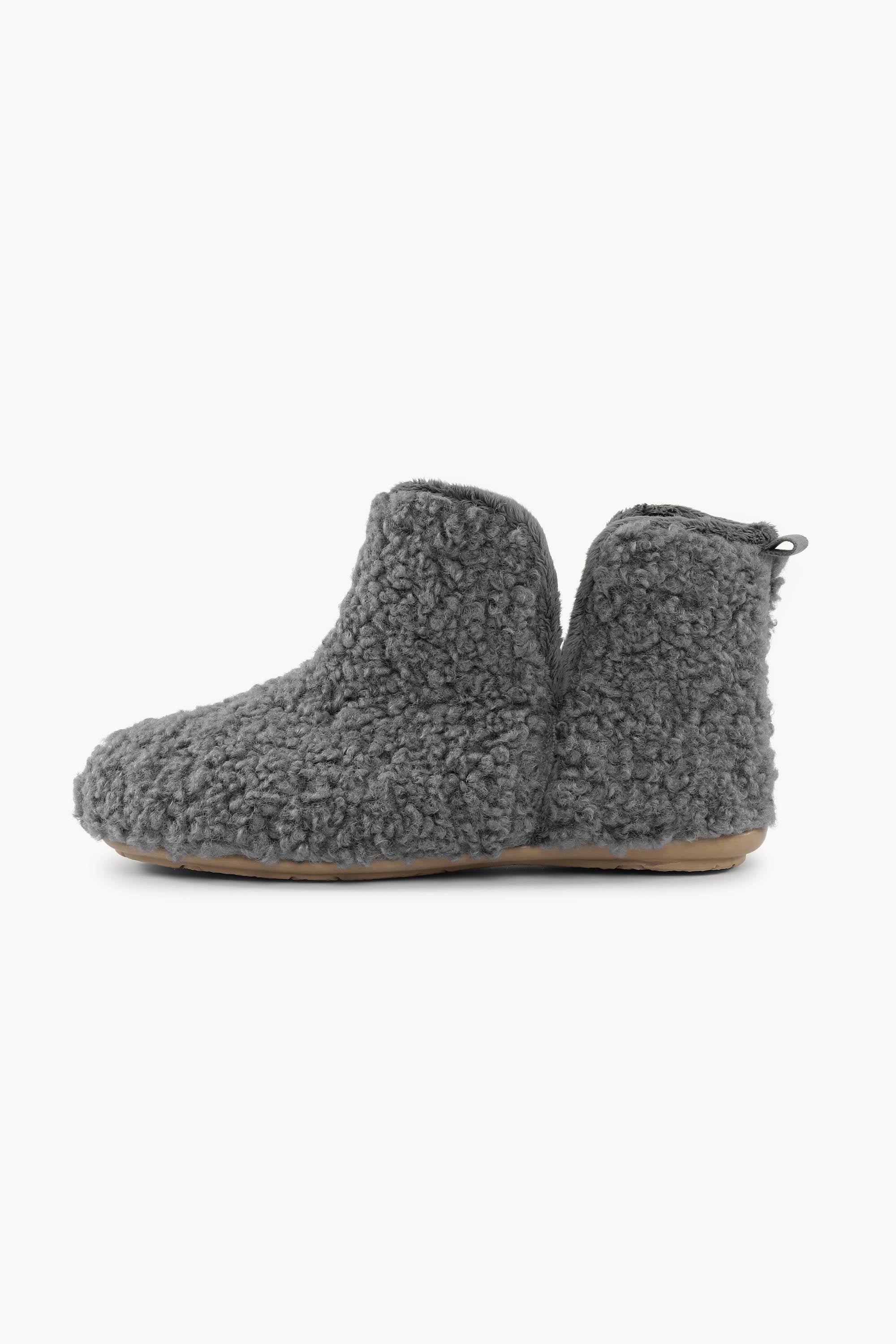 Cosy Ankle Boot - Grey Wheat