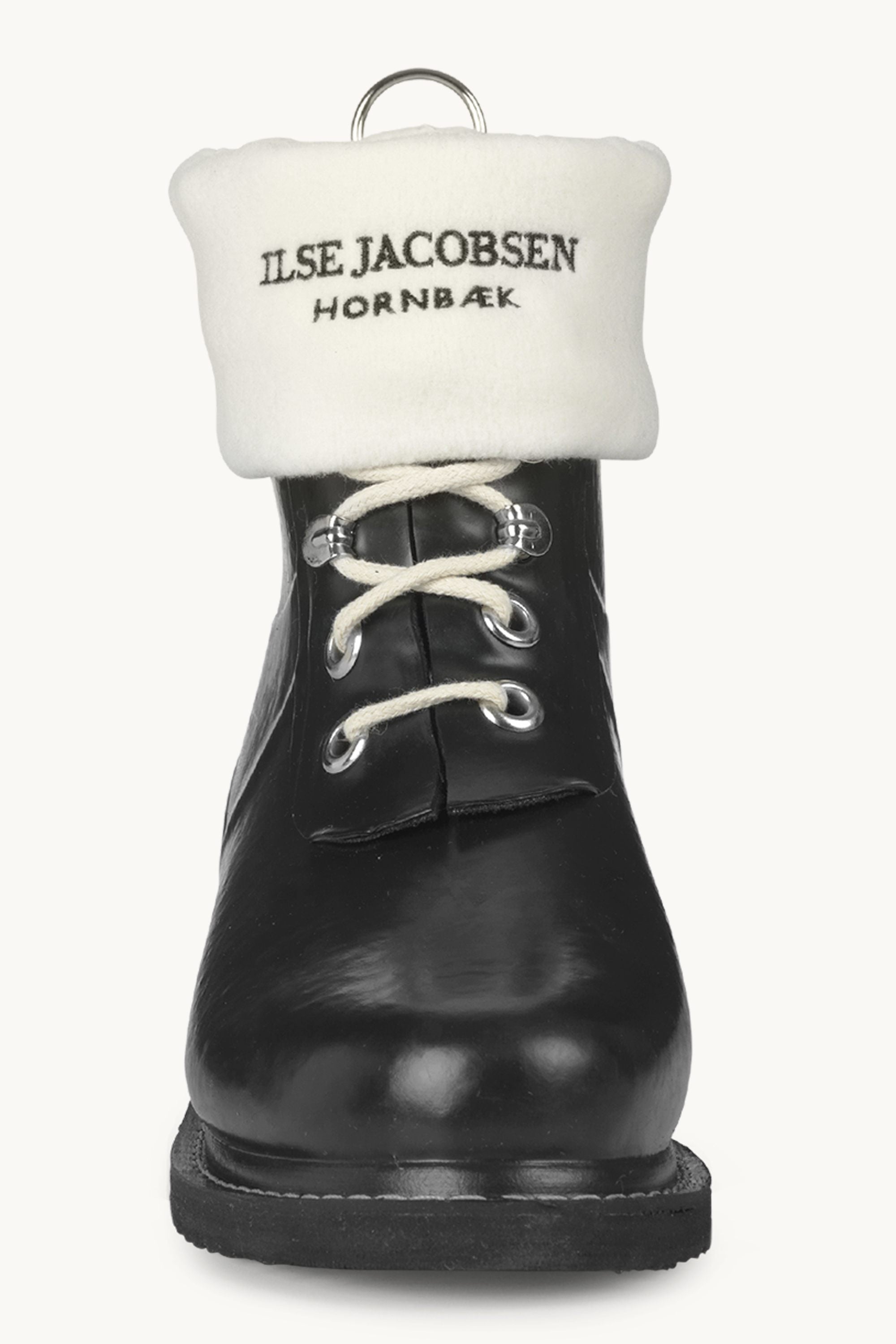 Fleece Sock - Creme Black