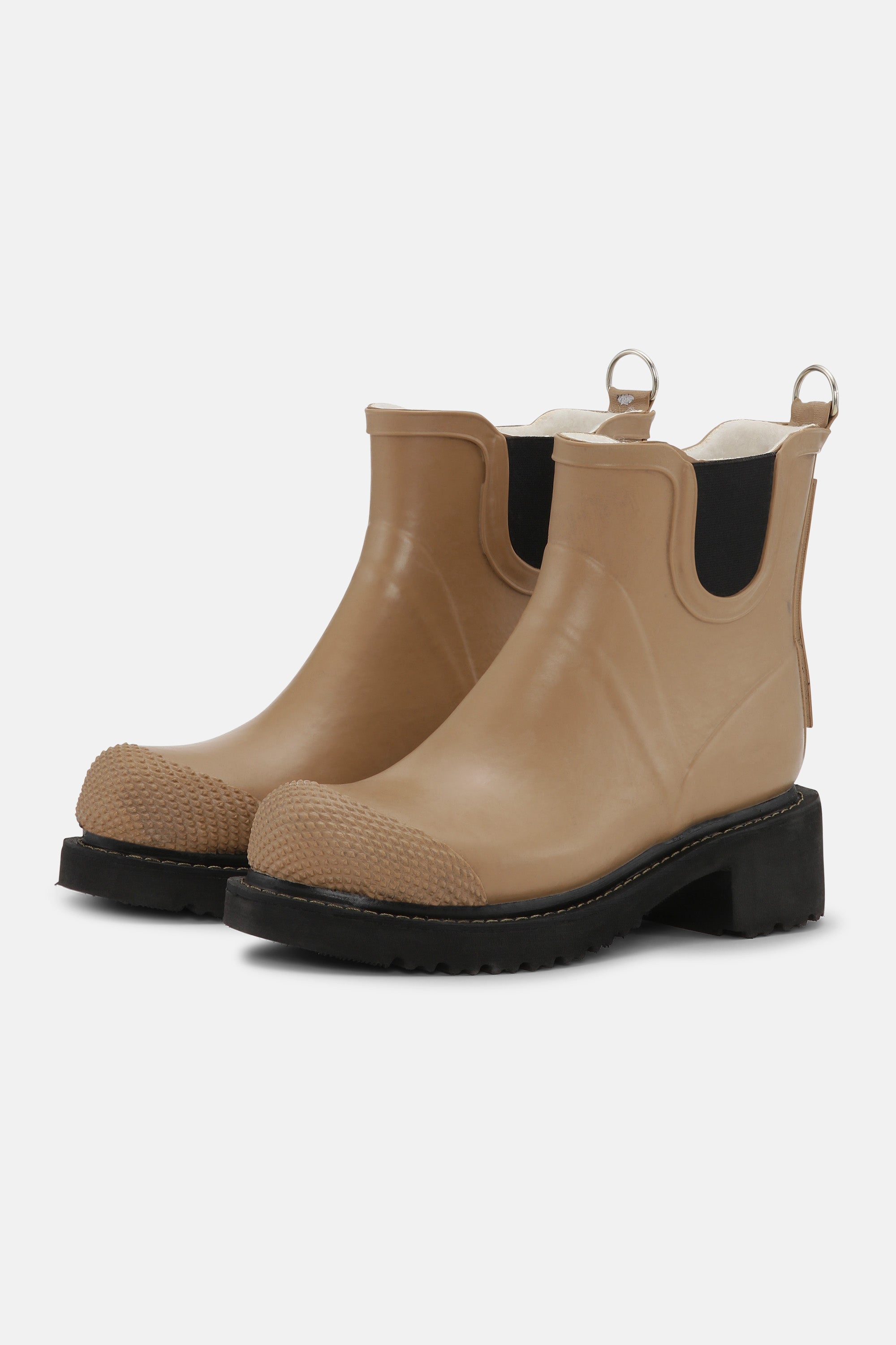 Ilse Jacobsen Hornbæk Footwear Short Rubber Boots With High Heel Rain boots 224 Otter