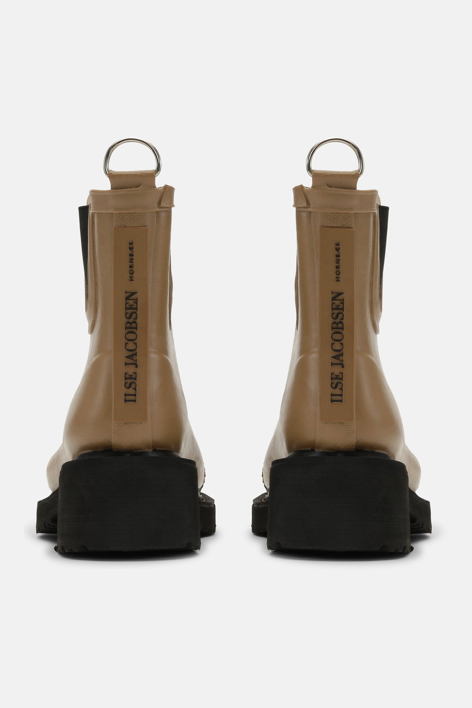 Ilse Jacobsen Hornbæk Footwear Short Rubber Boots With High Heel Rain boots 224 Otter